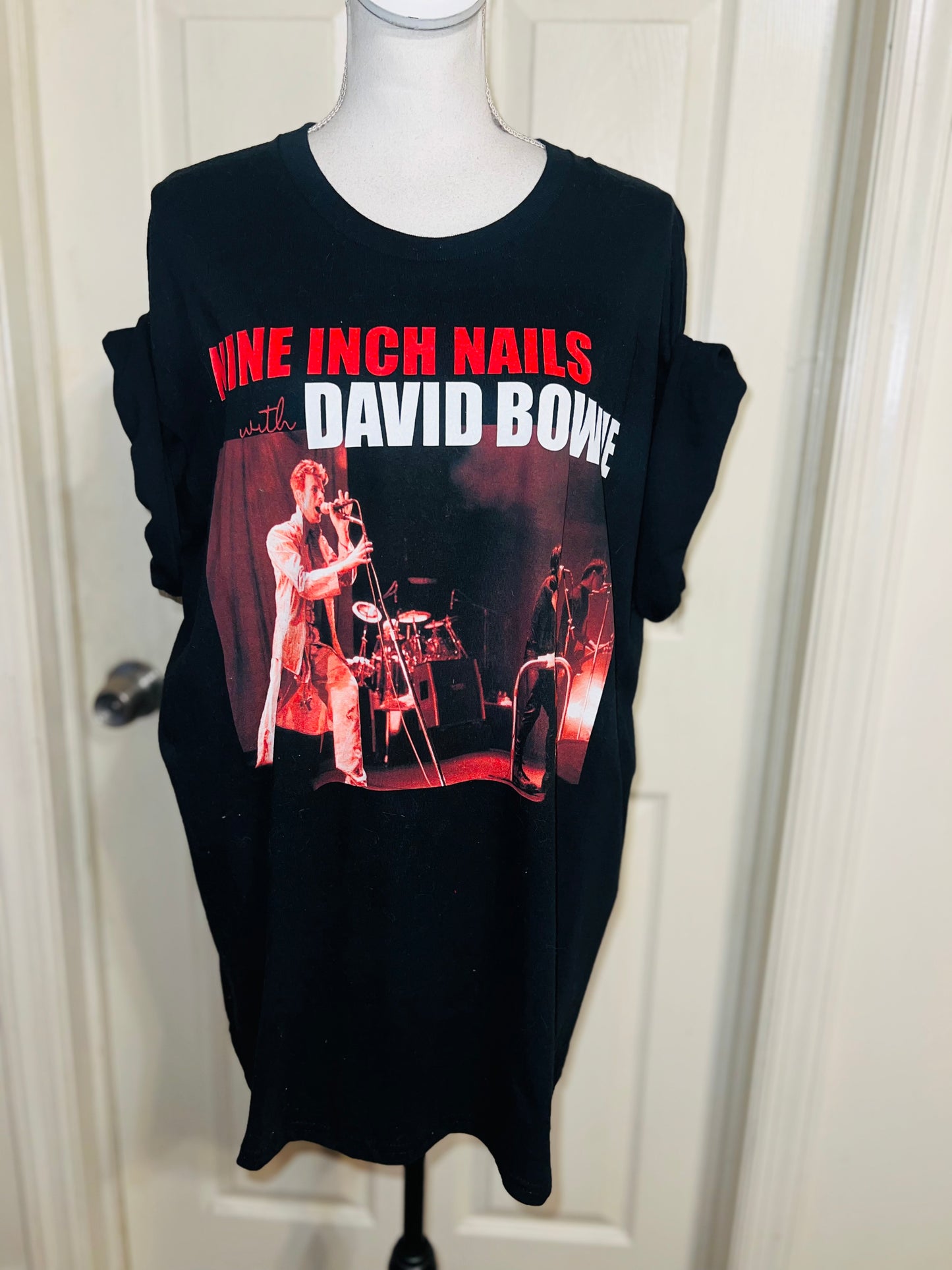 Nine Inch Nails and David Bowie Oversized Tee