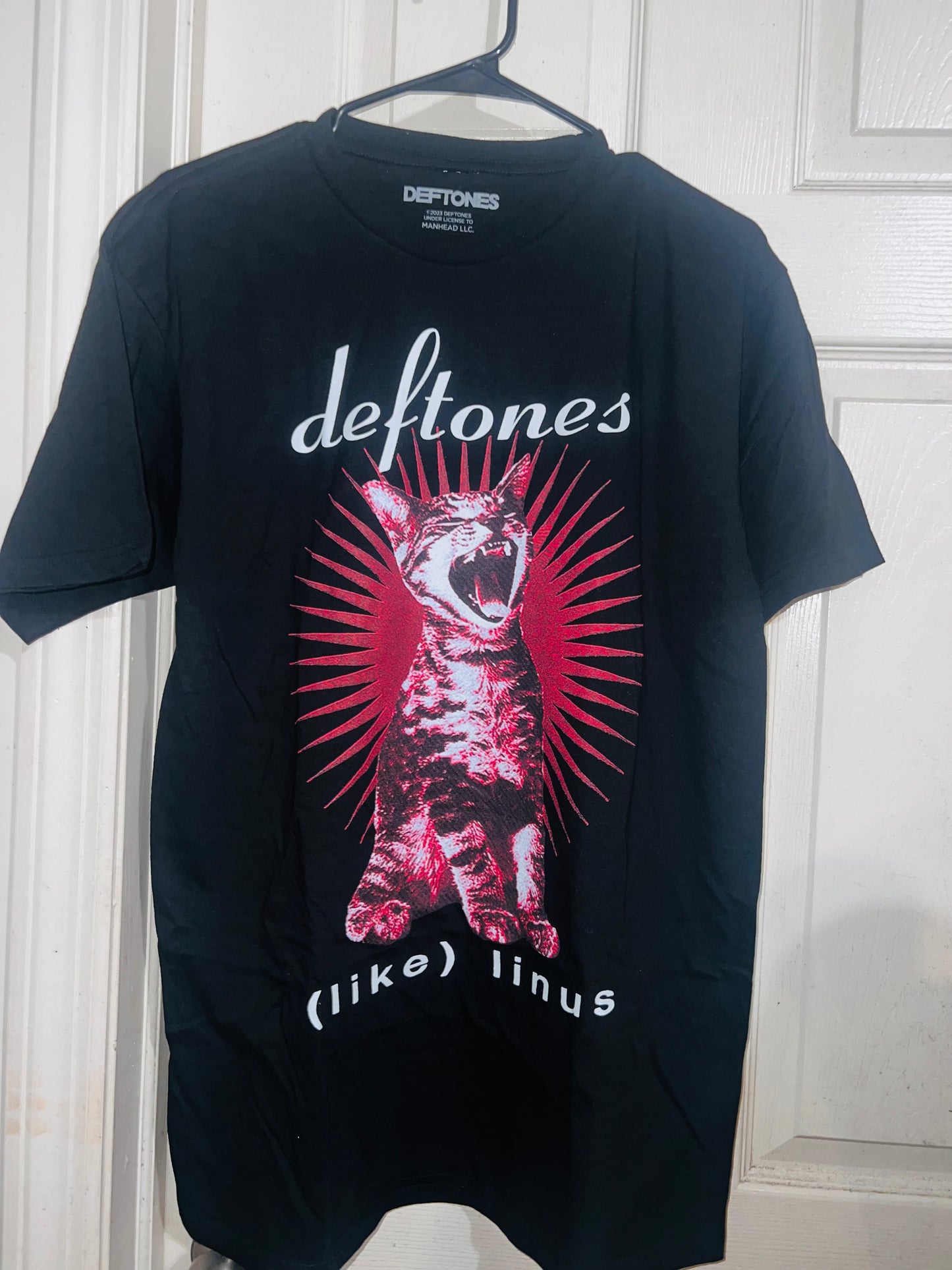 Deftones Like Linus Oversized Distressed Tee