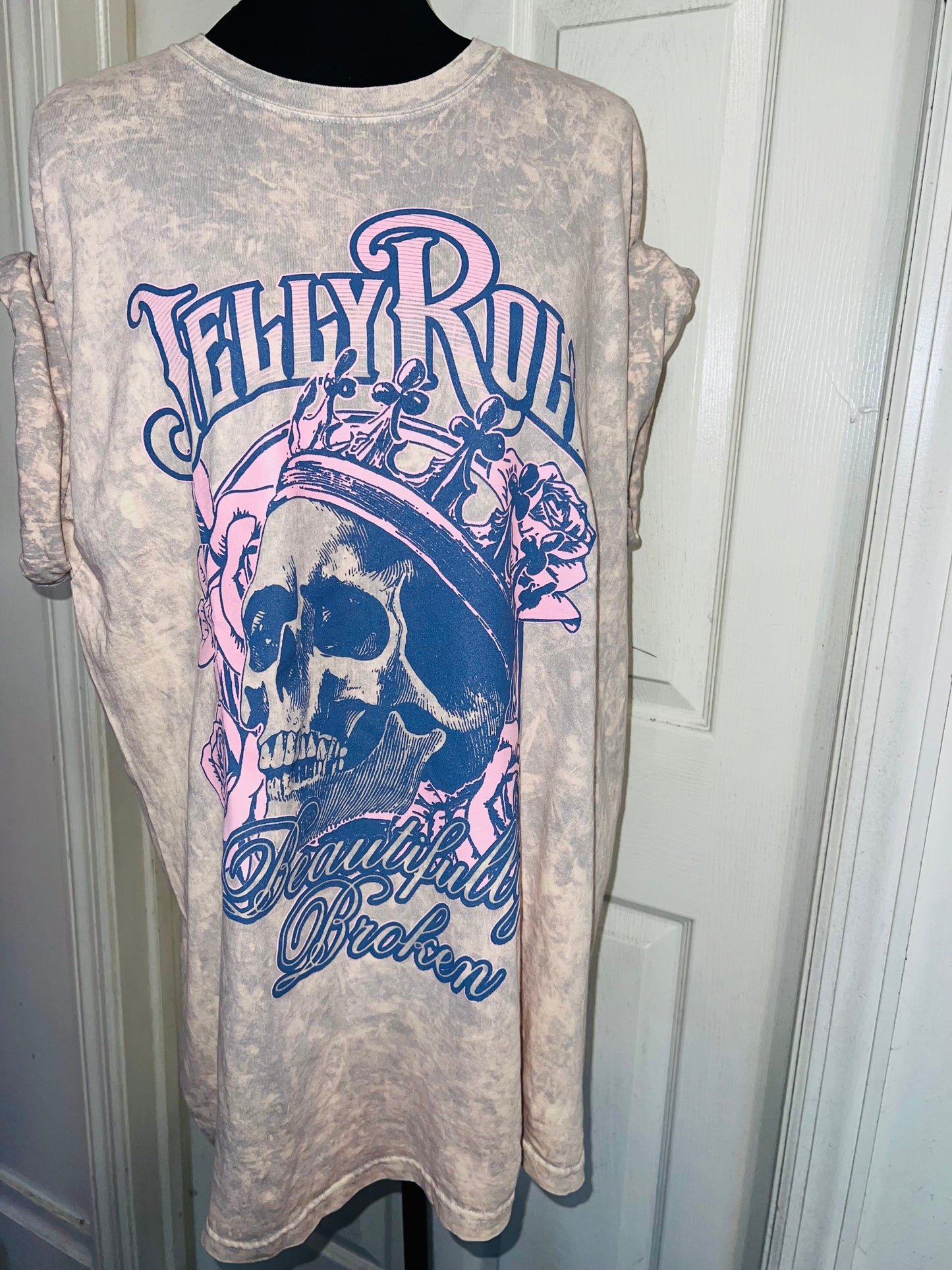 Jelly Roll Oversized Distressed Tee