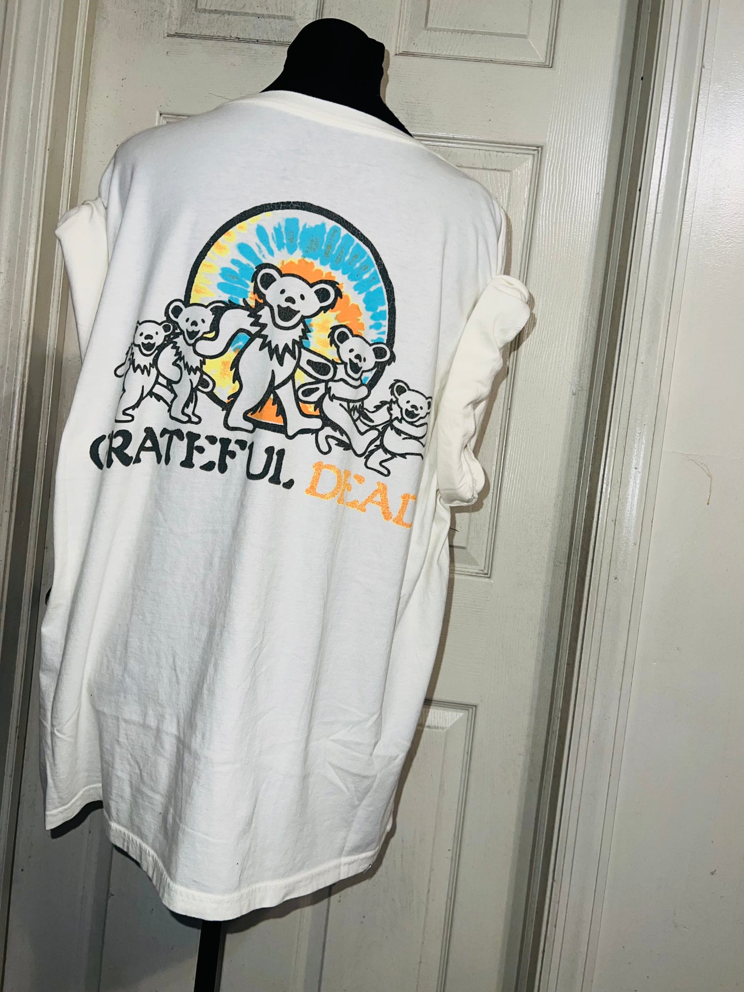 Grateful Dead Double Sided Oversized Distressed Tee