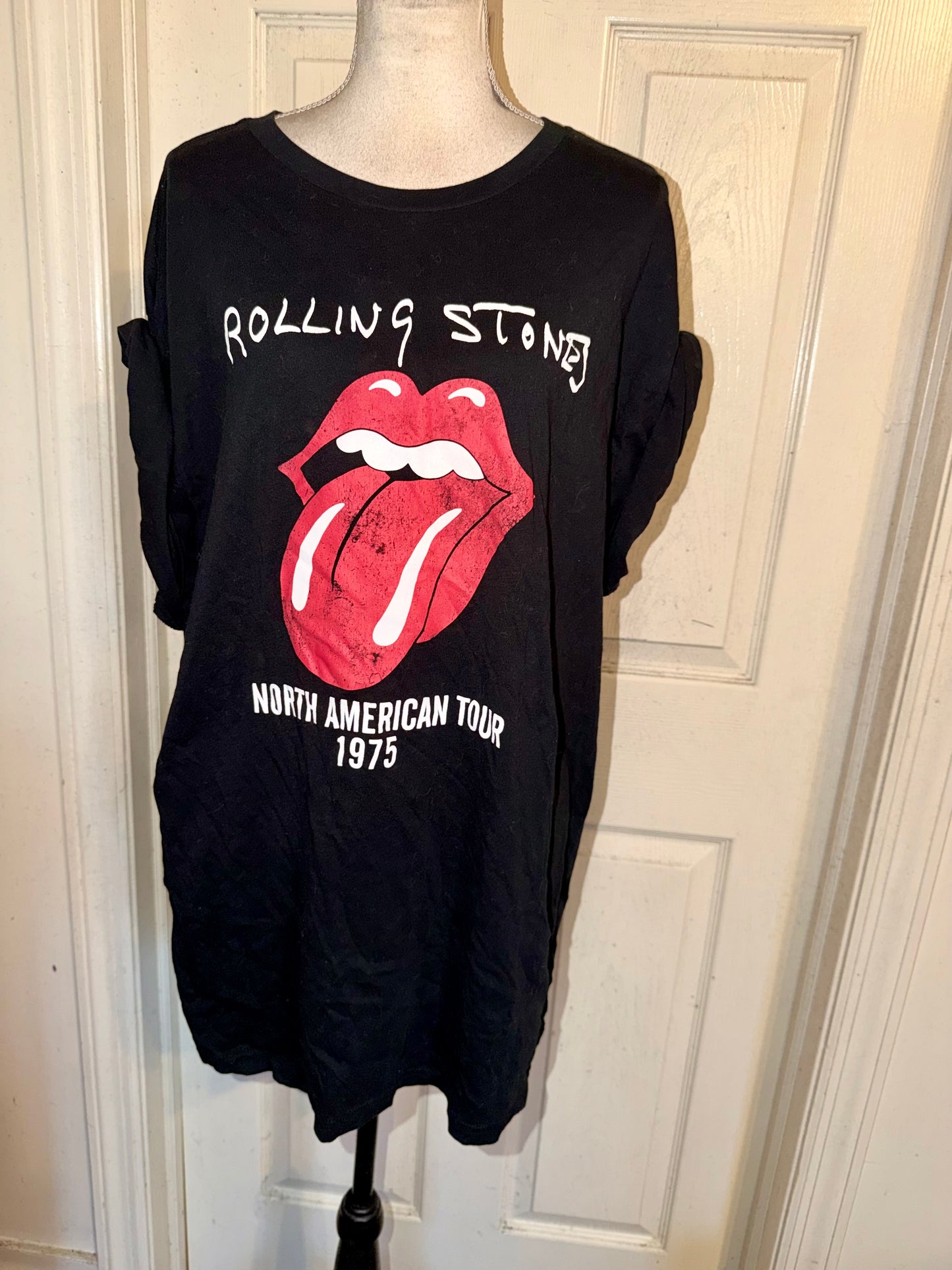 Rolling Stones Oversized Distressed Tee