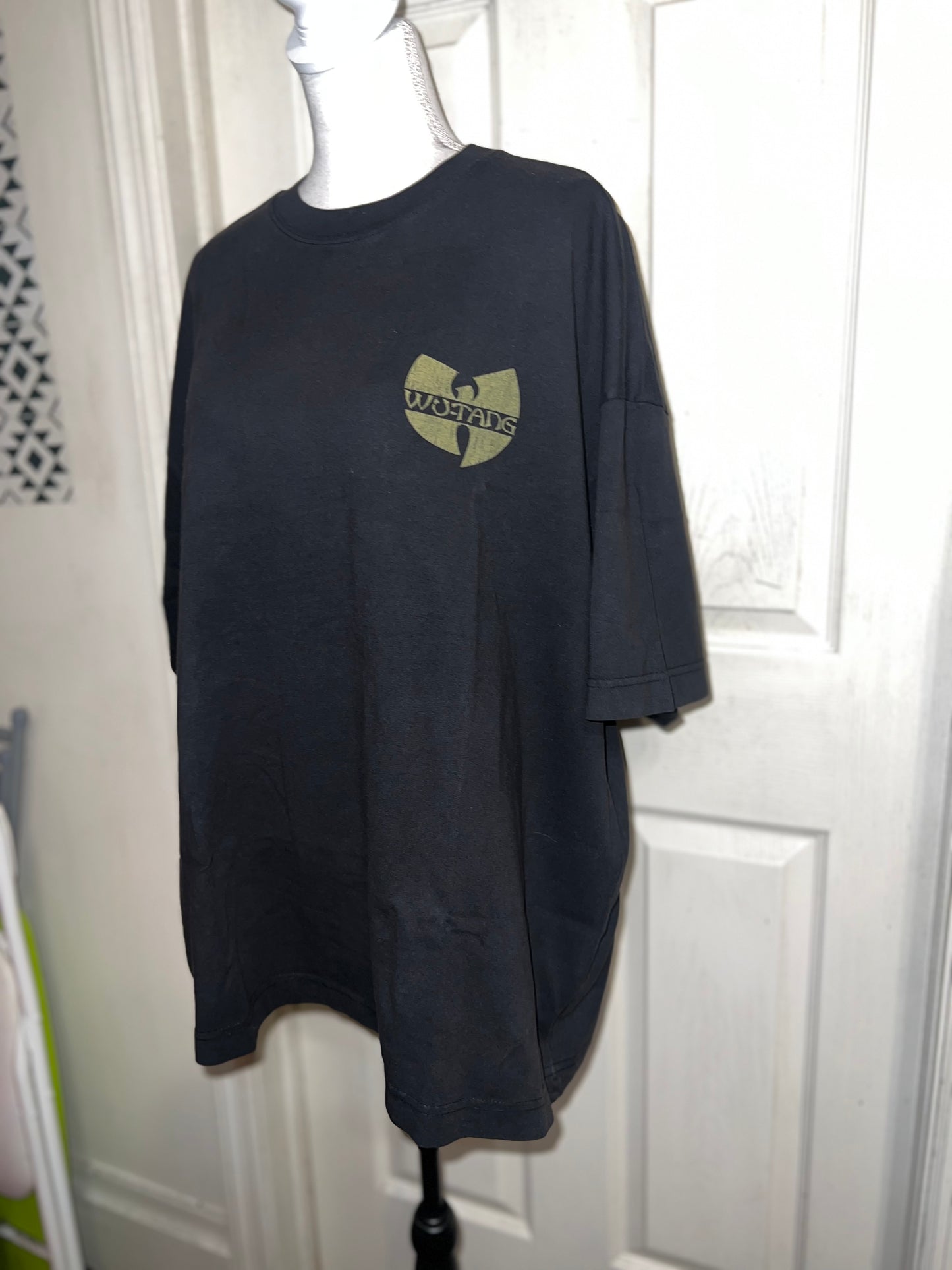 Wu-Tang Clan Double Sided Oversized Distressed Tee