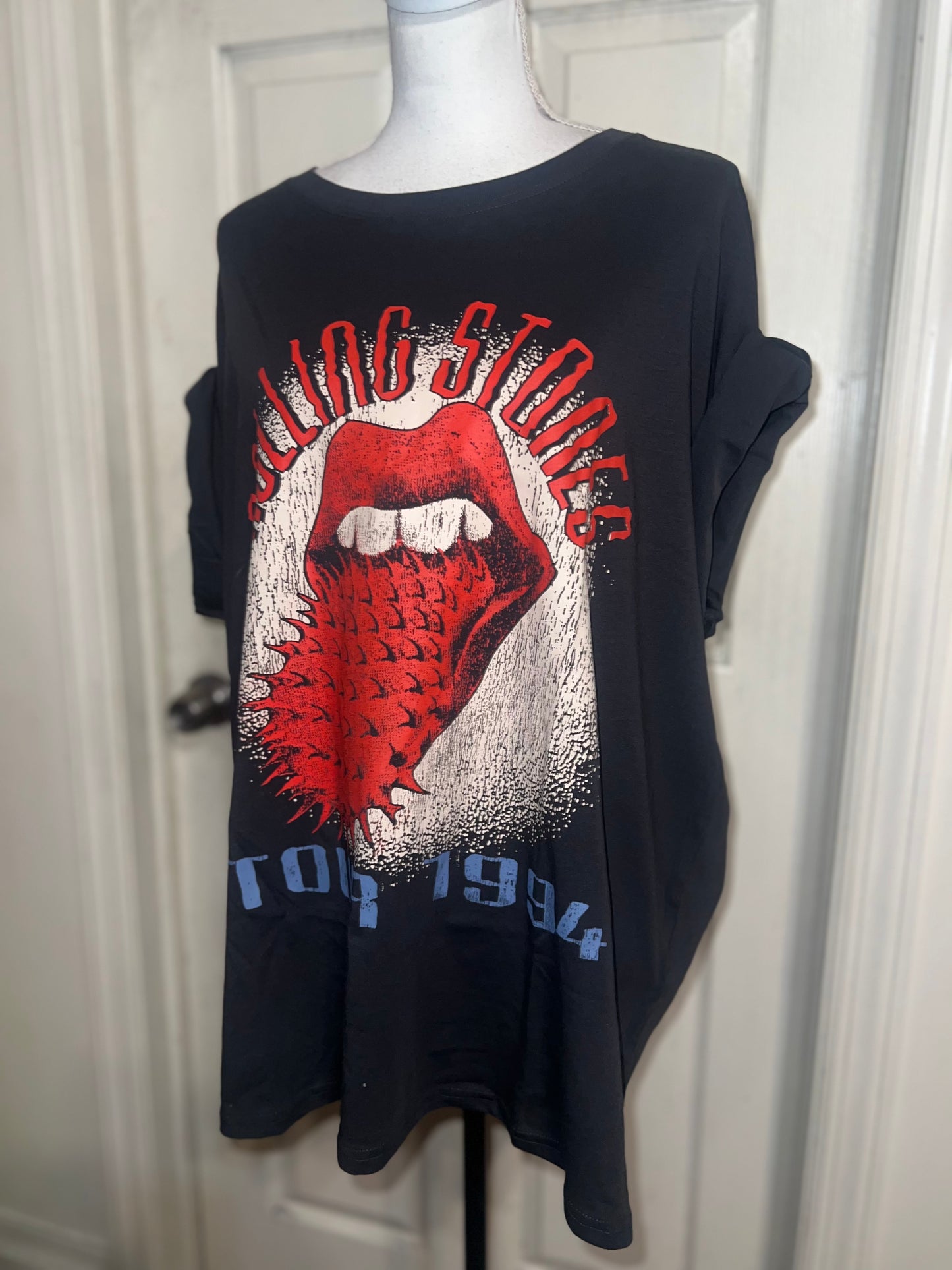 Rolling Stones Oversized Distressed Tee
