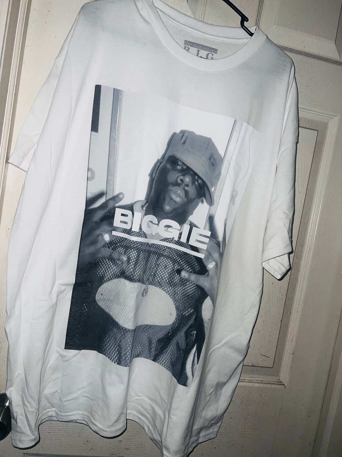 Biggie Smalls Oversized Distressed Tee