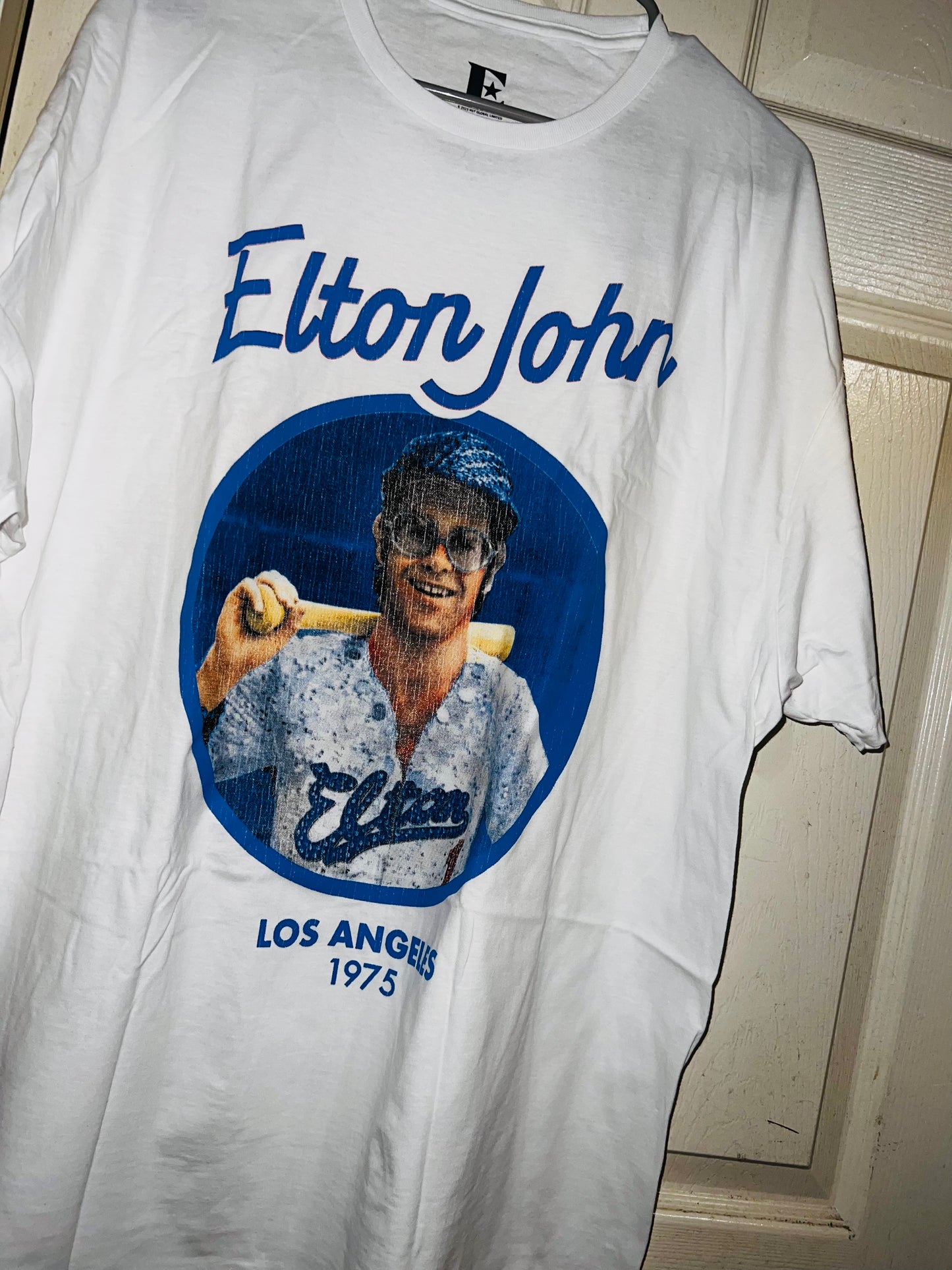 Elton John Baseball Oversized Tee