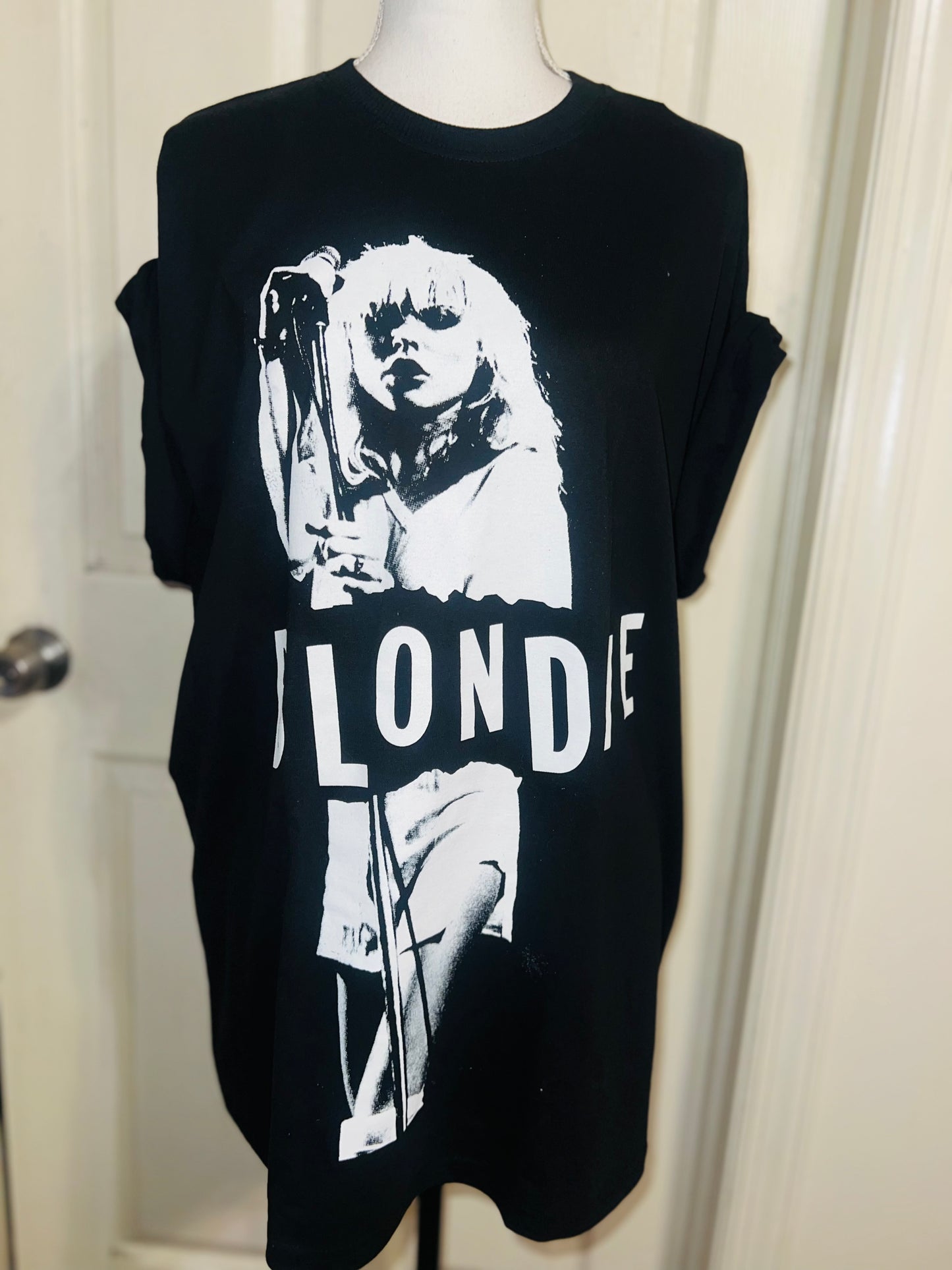 Blondie Oversized Distressed Tee
