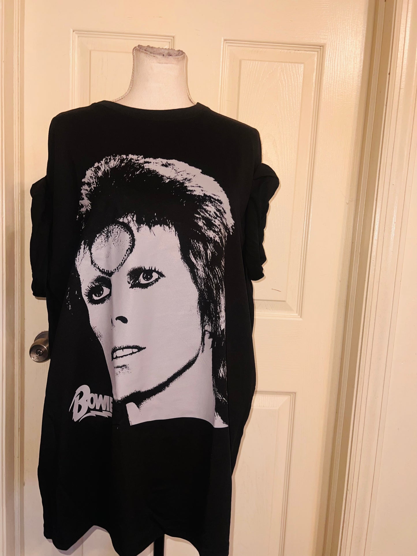 David Bowie Oversized Distressed Tee