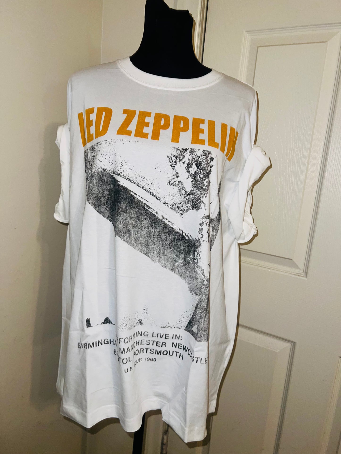 Led Zeppelin Oversized Distressed Tee