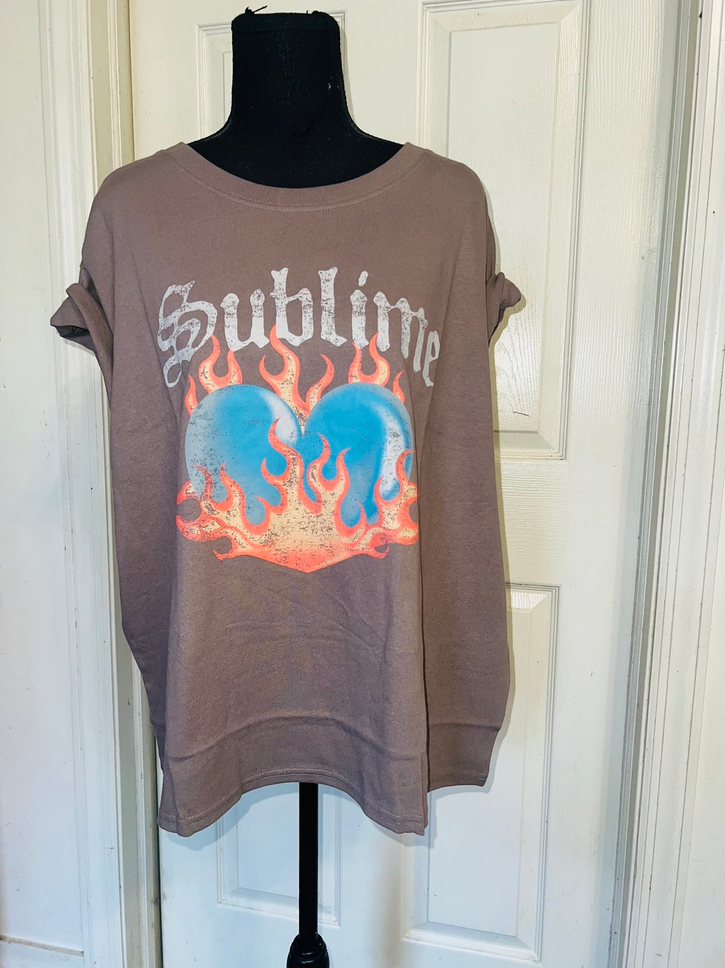 Sublime Oversized Distressed Tee