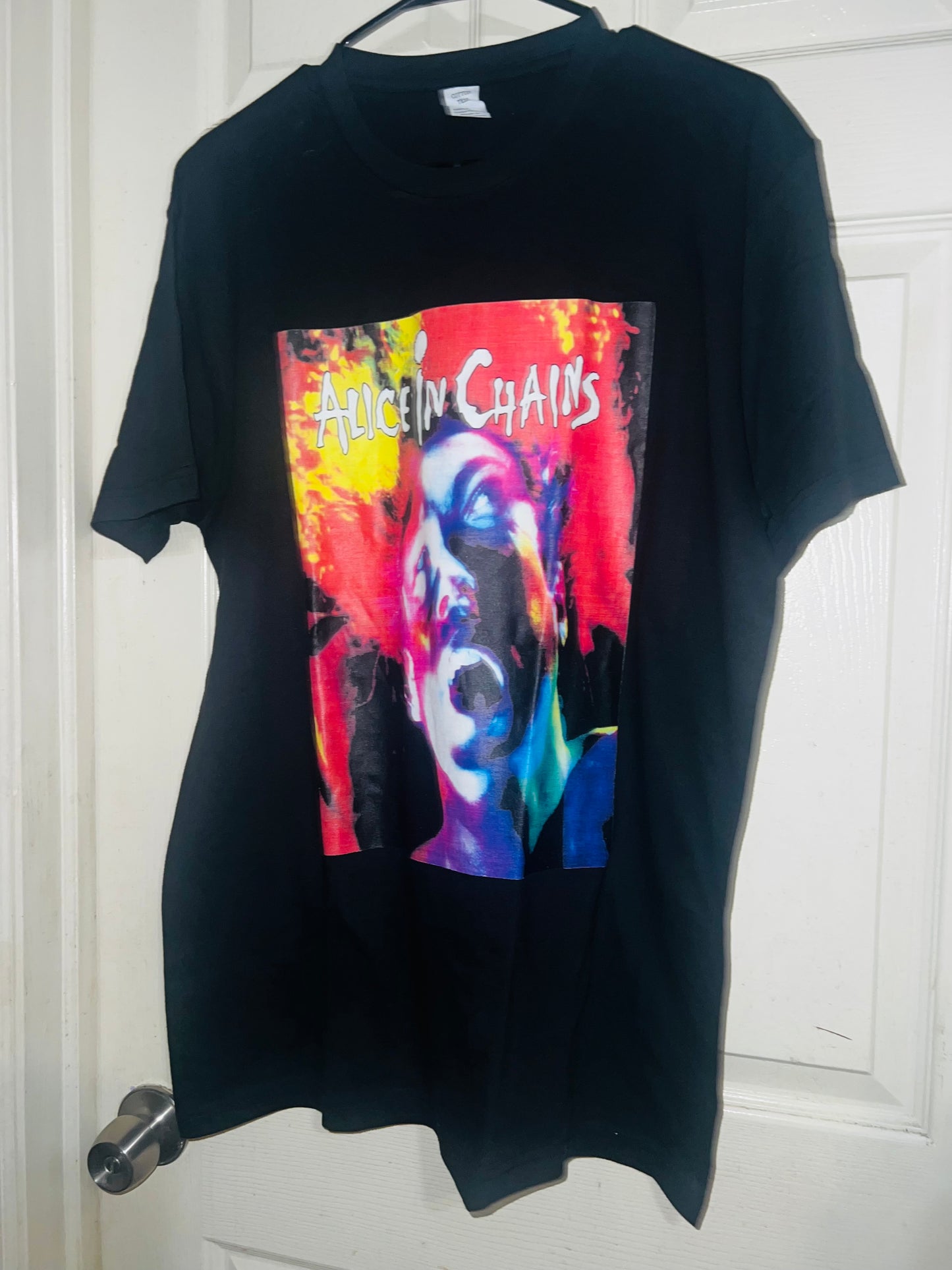 Alice In Chains Oversized Distressed Tee