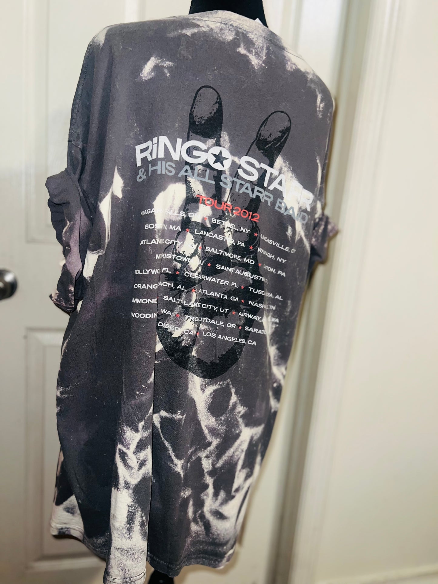 Bleached Ringo Starr Vintage Double Sided Tee