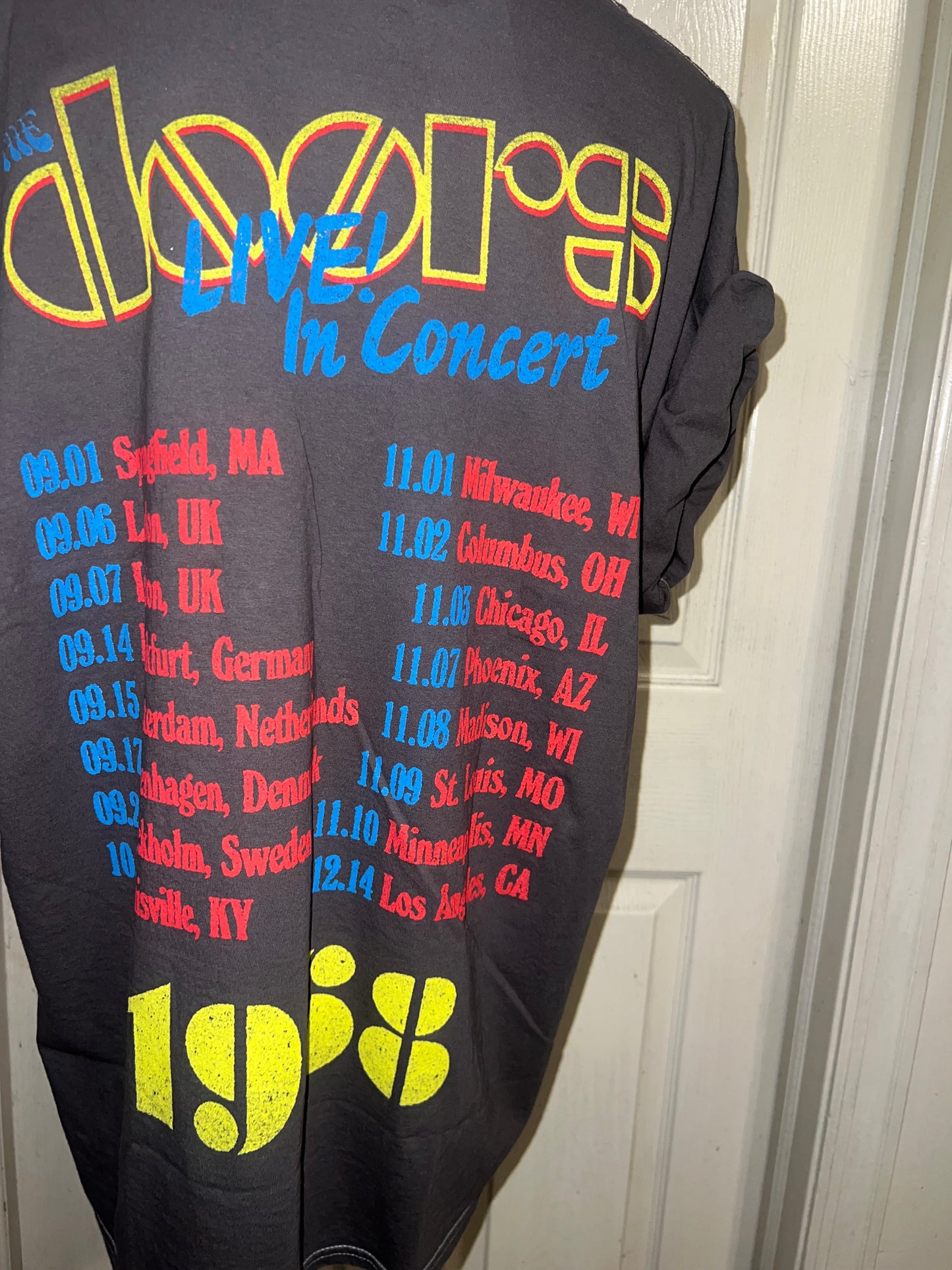The Doors Double Sided Oversized Distressed Tee