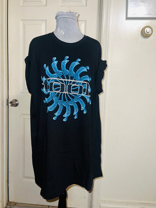 Tool Oversized Distressed Tee