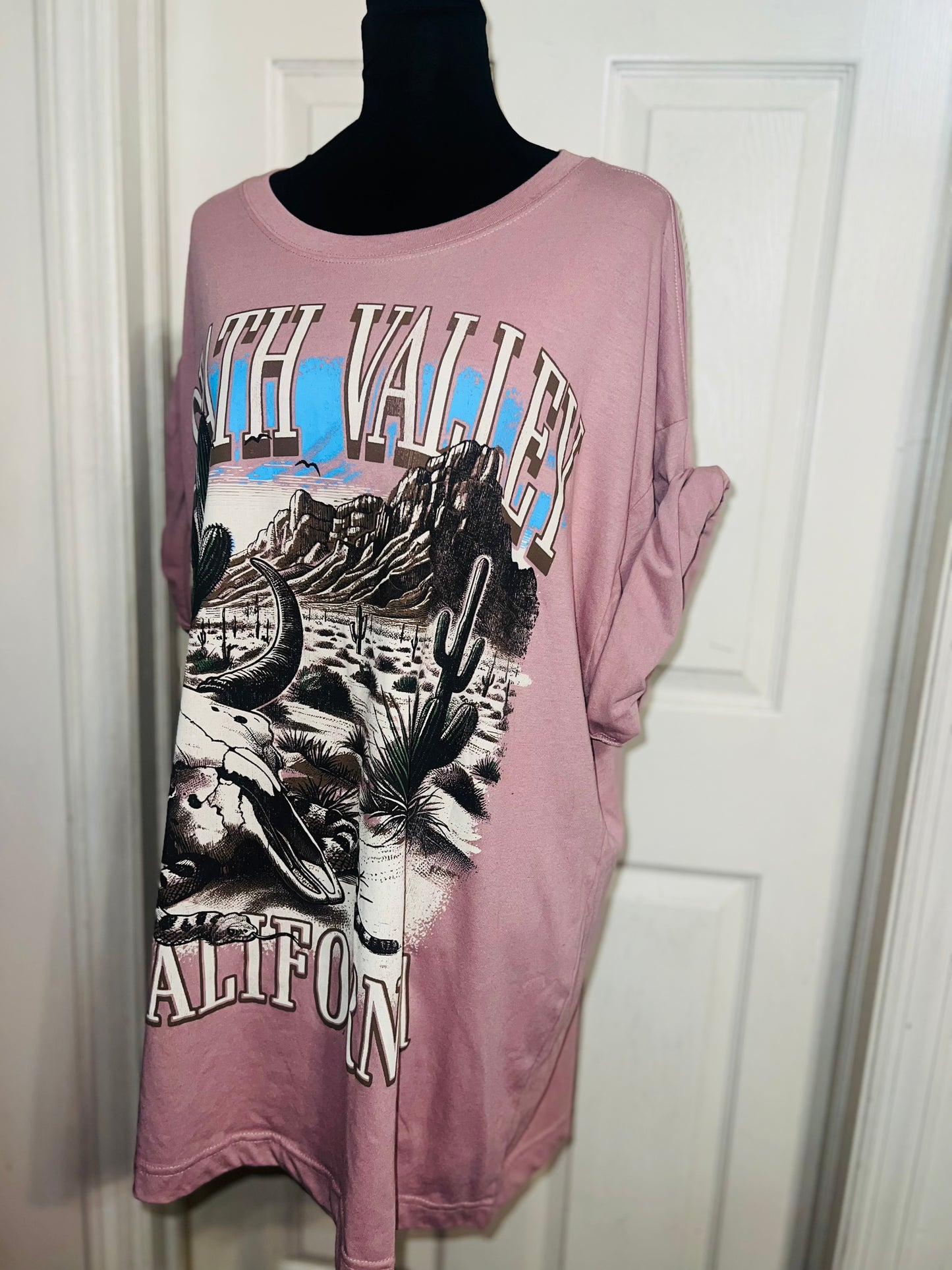 Death Valley California Oversized Distressed Tee