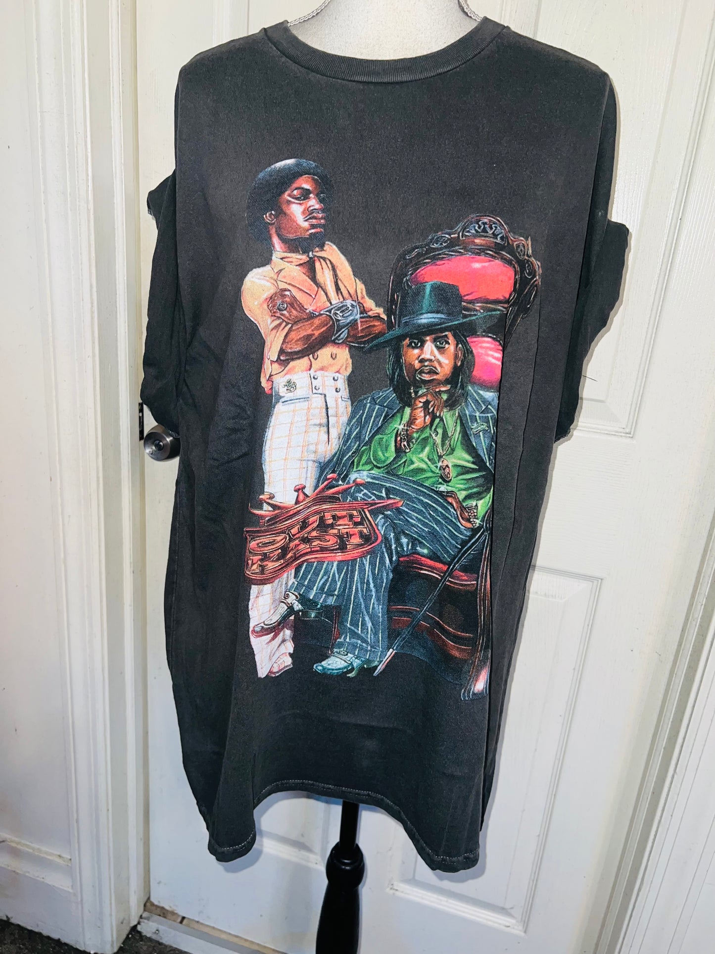 OutKast Double Sided Oversized Distressed Tee