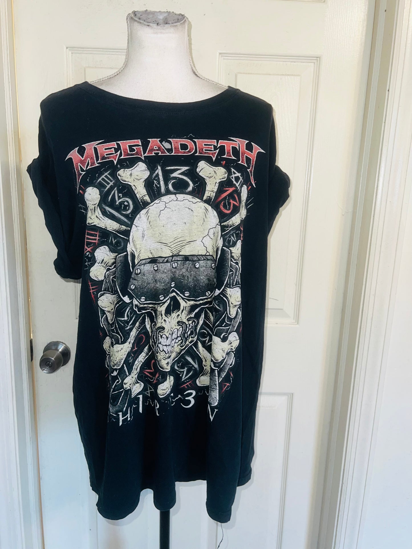 Megadeath American Vintage Oversized Distressed Tee