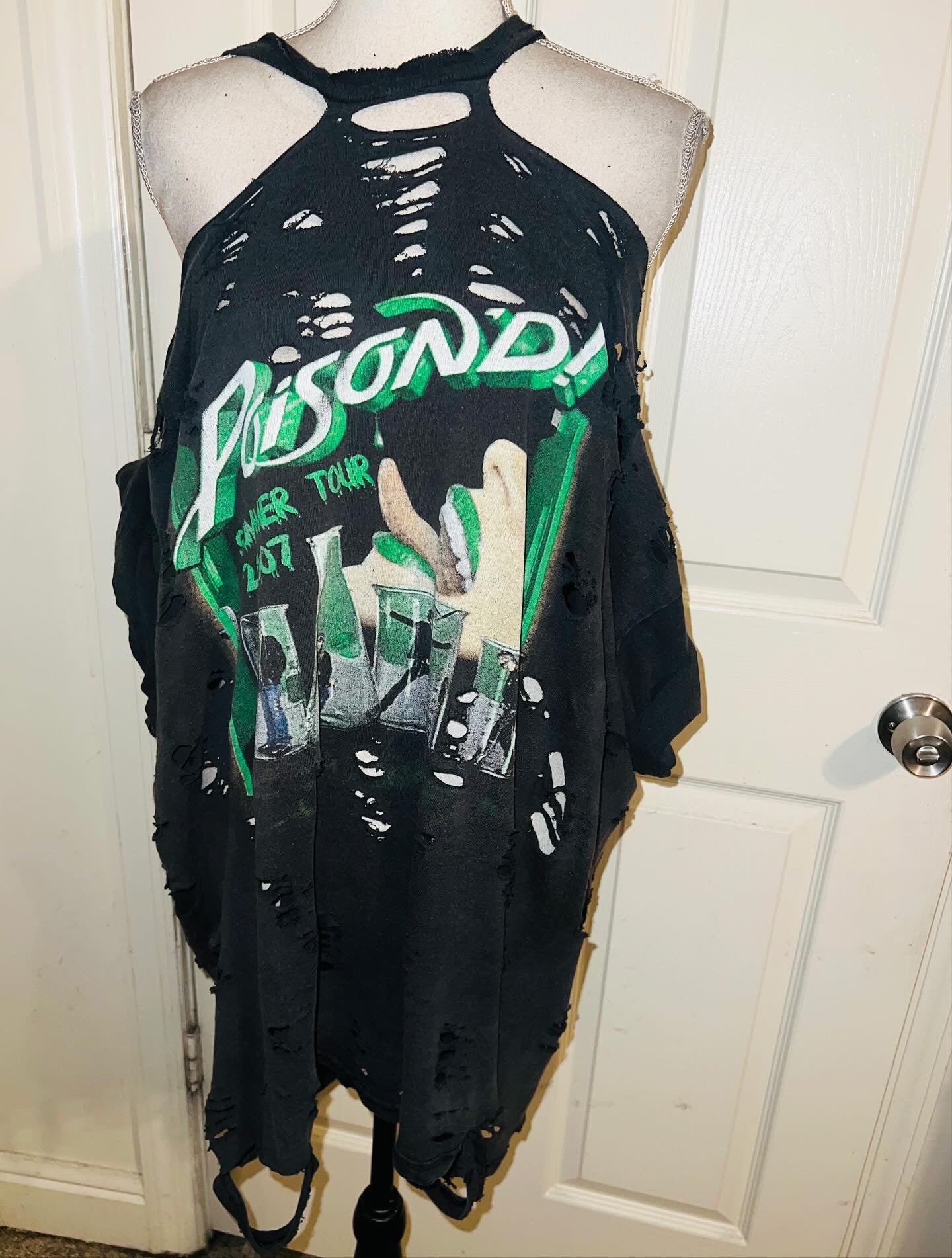 Poison Double Sided Distressed Vintage Tee