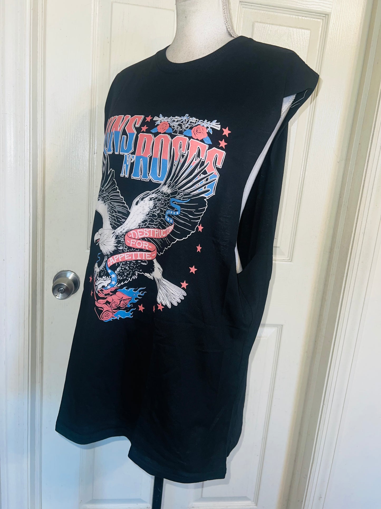 Guns N’ Roses Oversized Distressed Tank