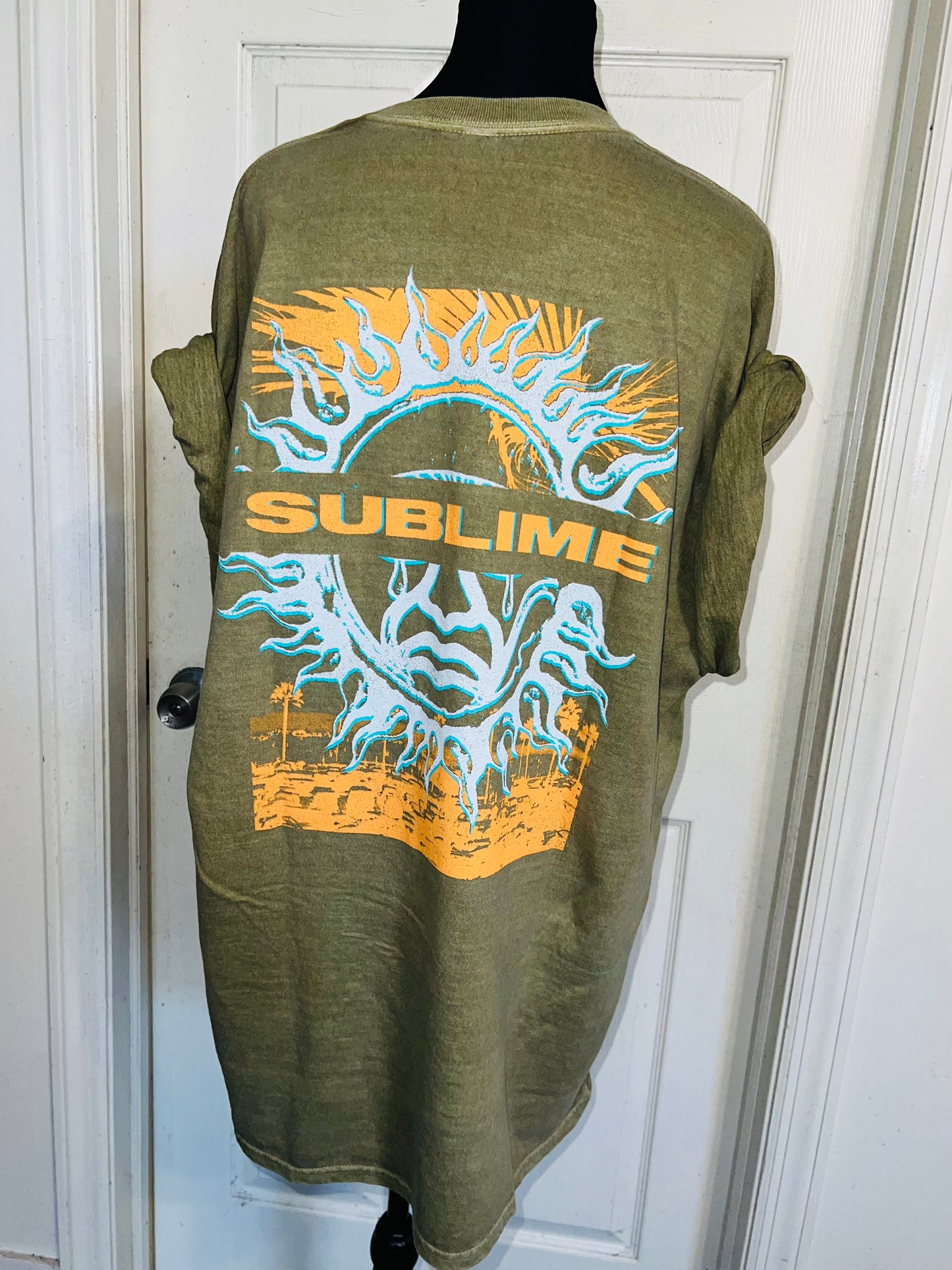 Sublime Double Sided Oversized Distressed Tee