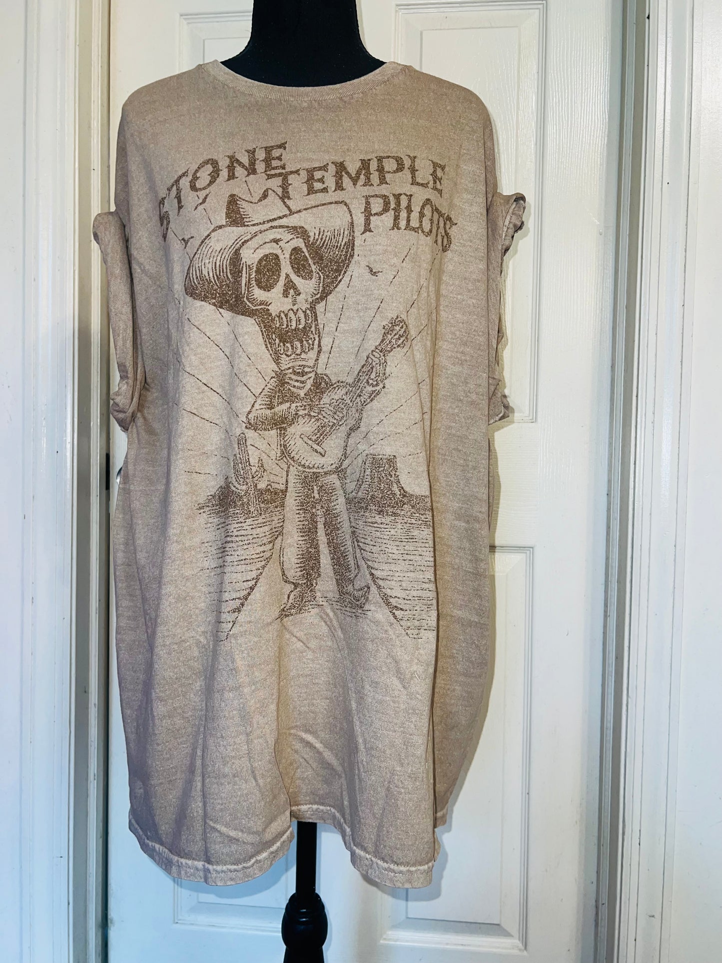 Stone Temple Pilots Oversized Distressed Tee