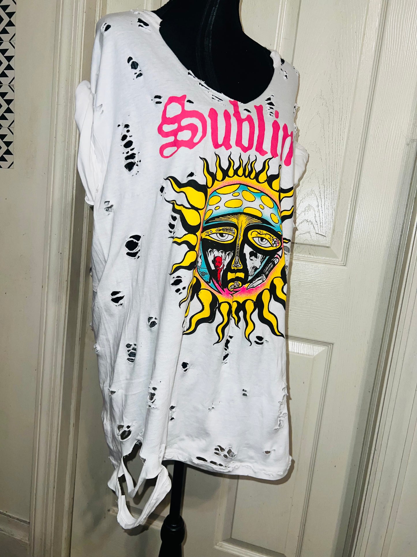 Sublime Oversized Distressed Tee