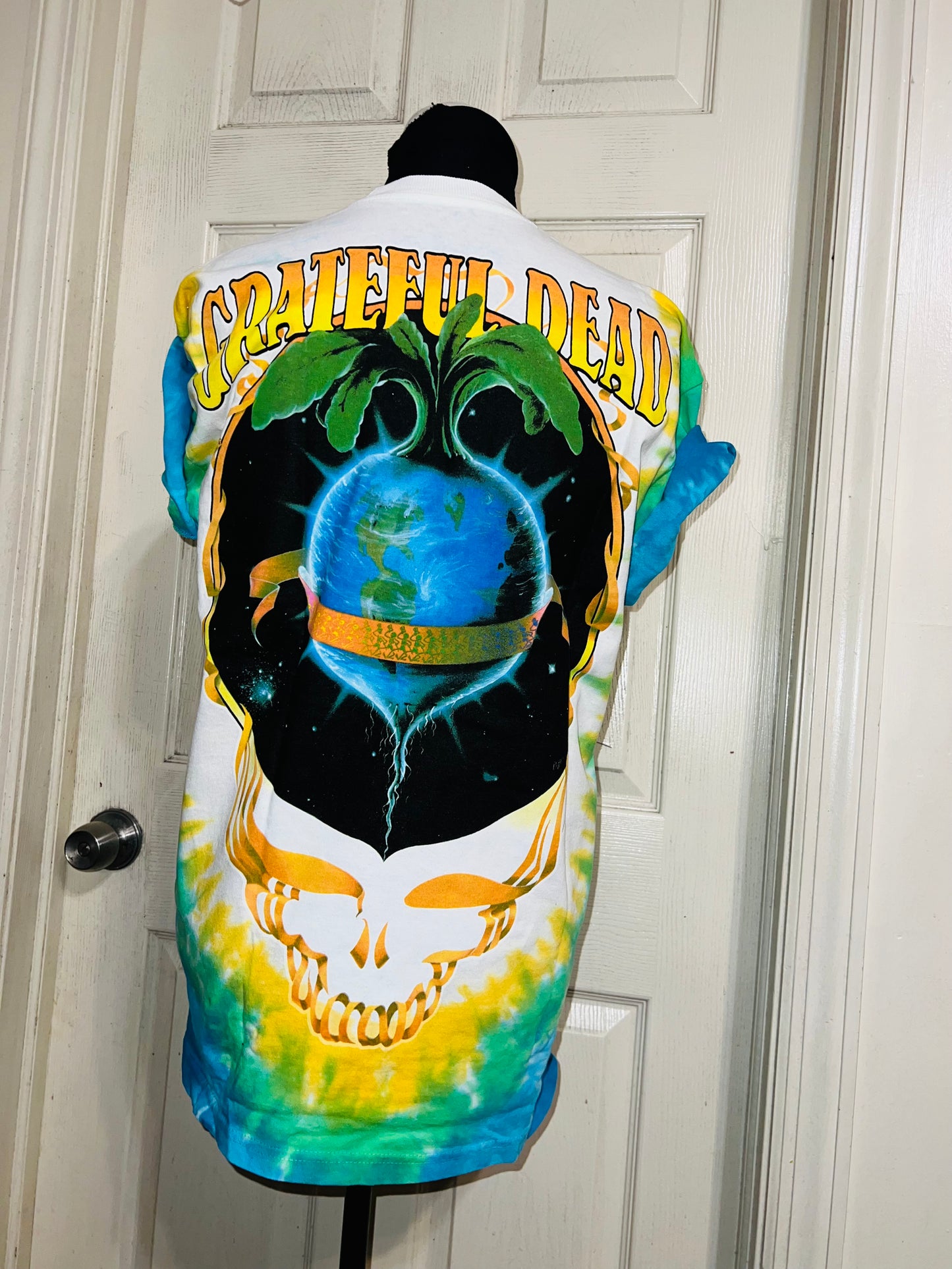 Grateful Dead Keep Green Double Sided Distressed Tee