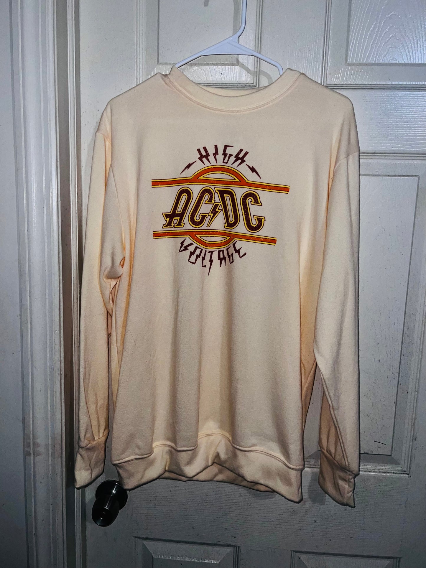 AC/DC Oversized Long Sleeve Shirt/Sweatshirt