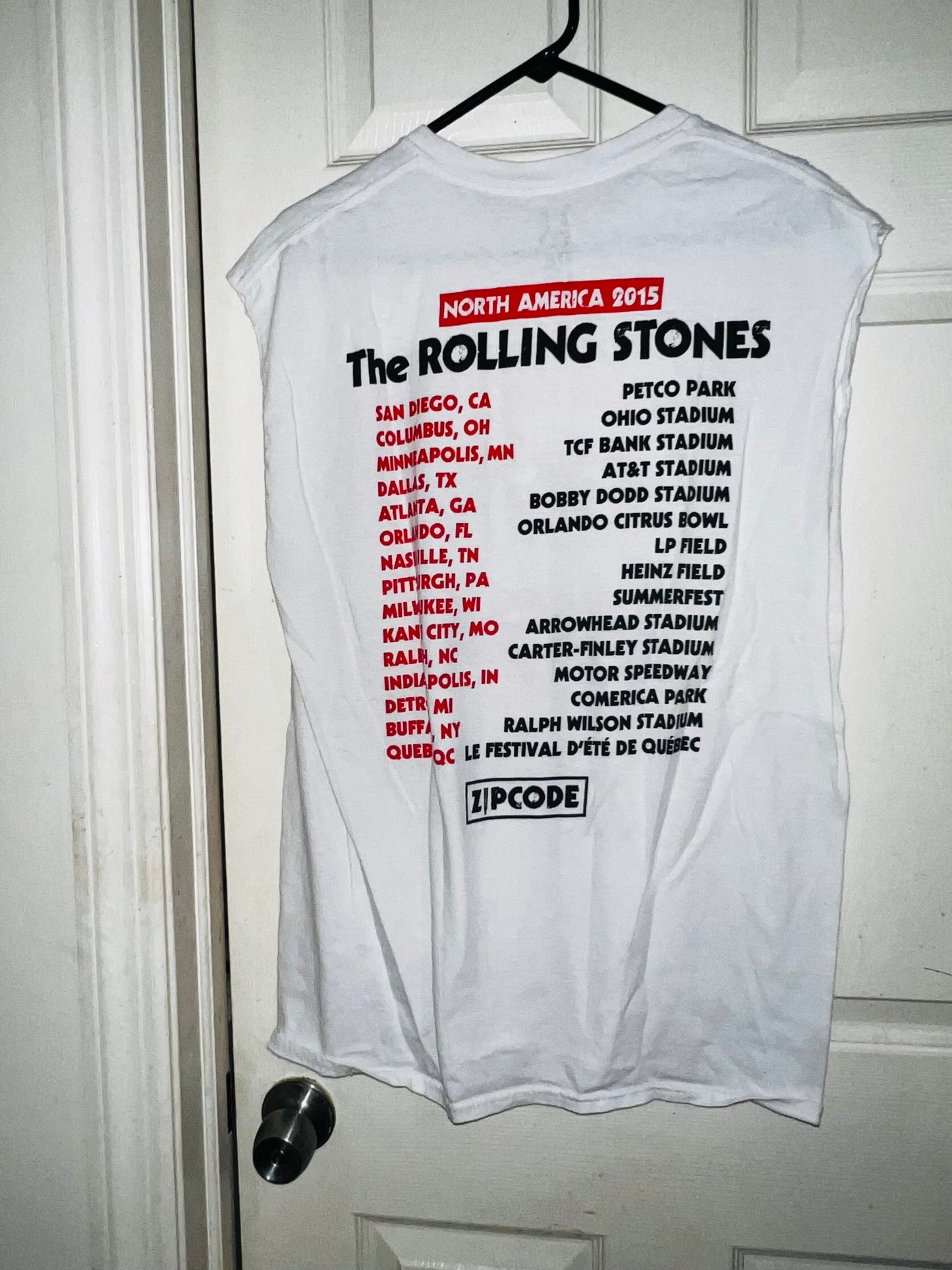 Vintage Rolling Stones Double Sided Tank