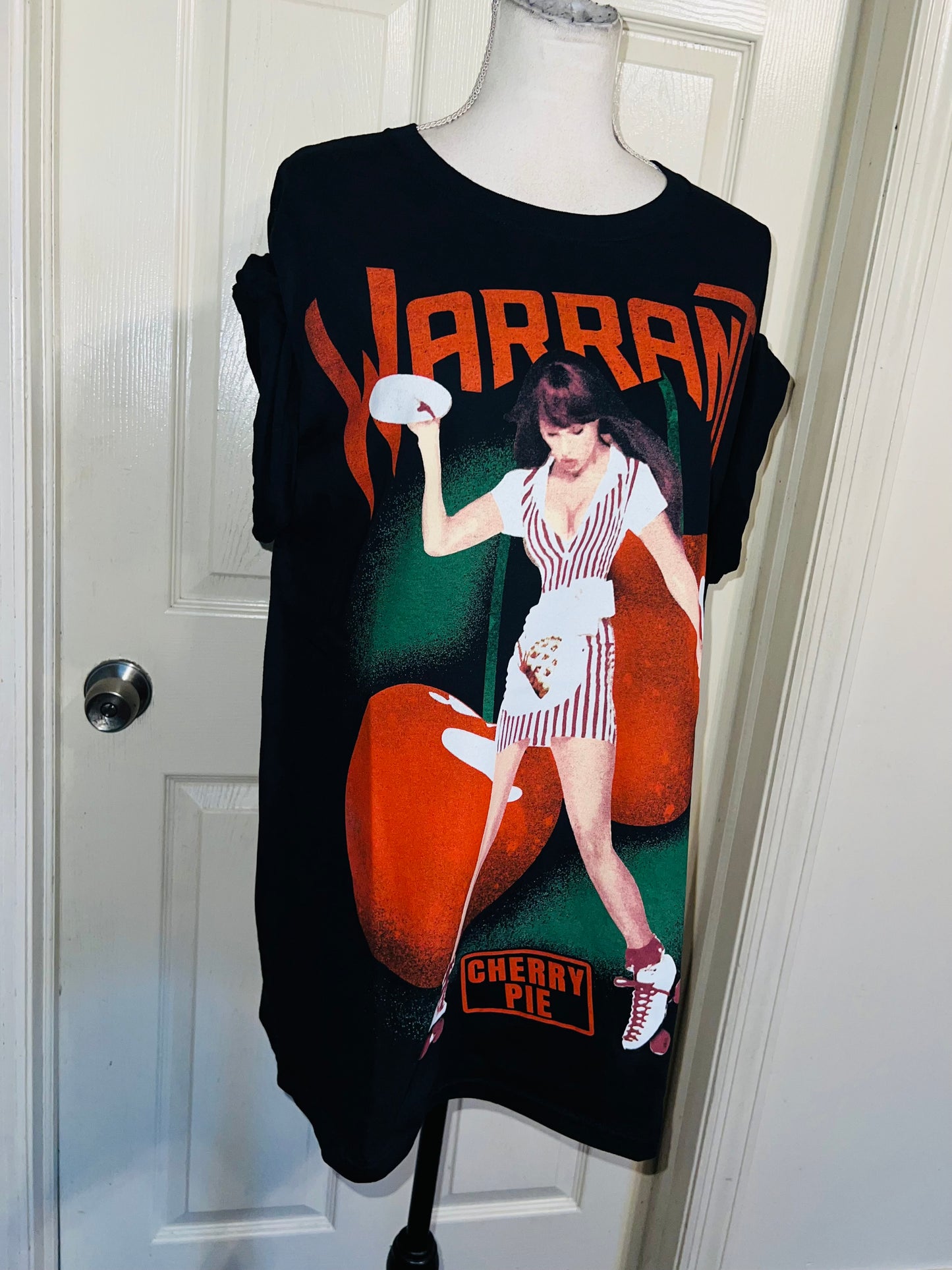 Warrant Double Sided Oversized Distressed Tee