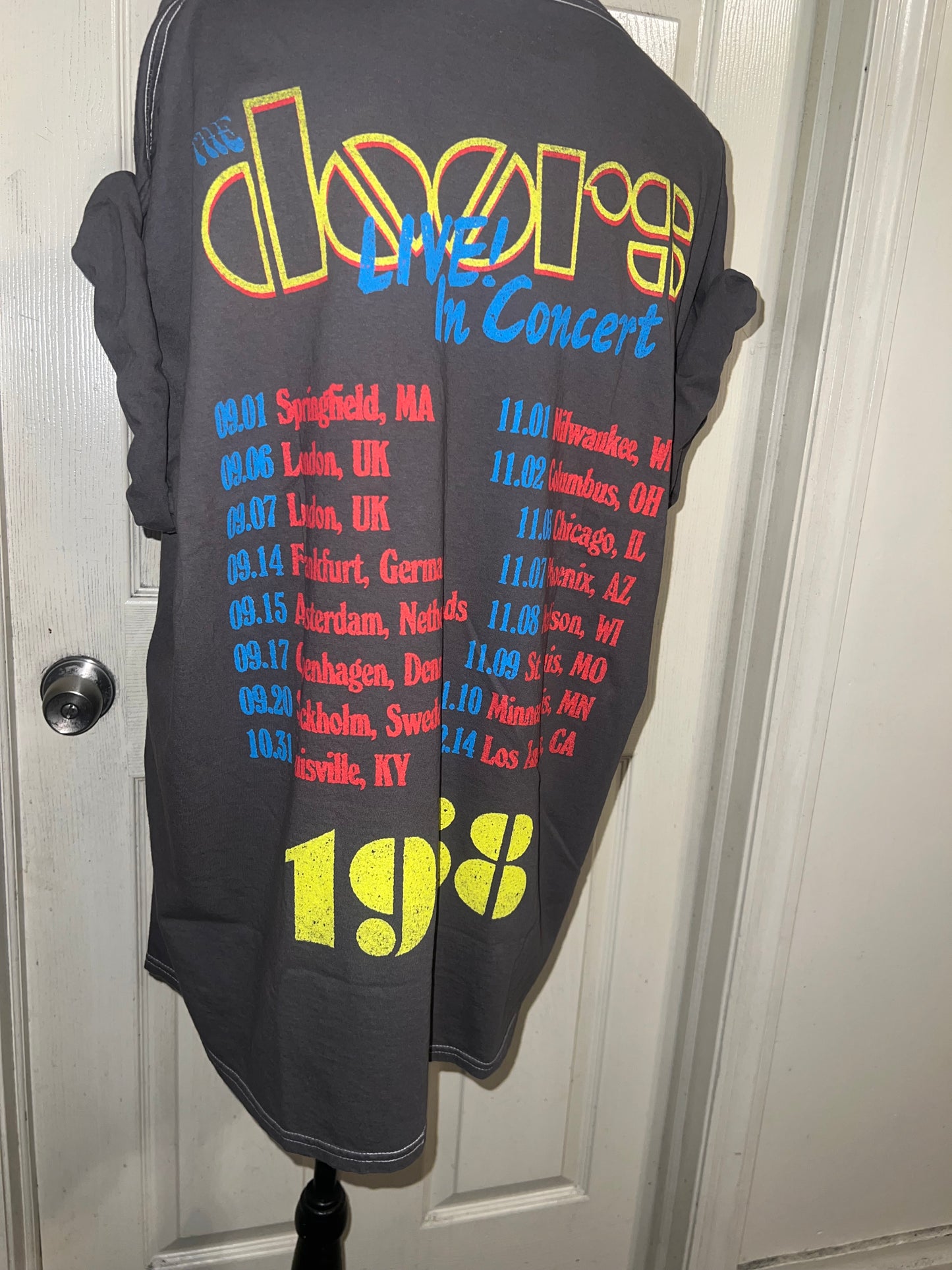 The Doors Double Sided Oversized Distressed Tee