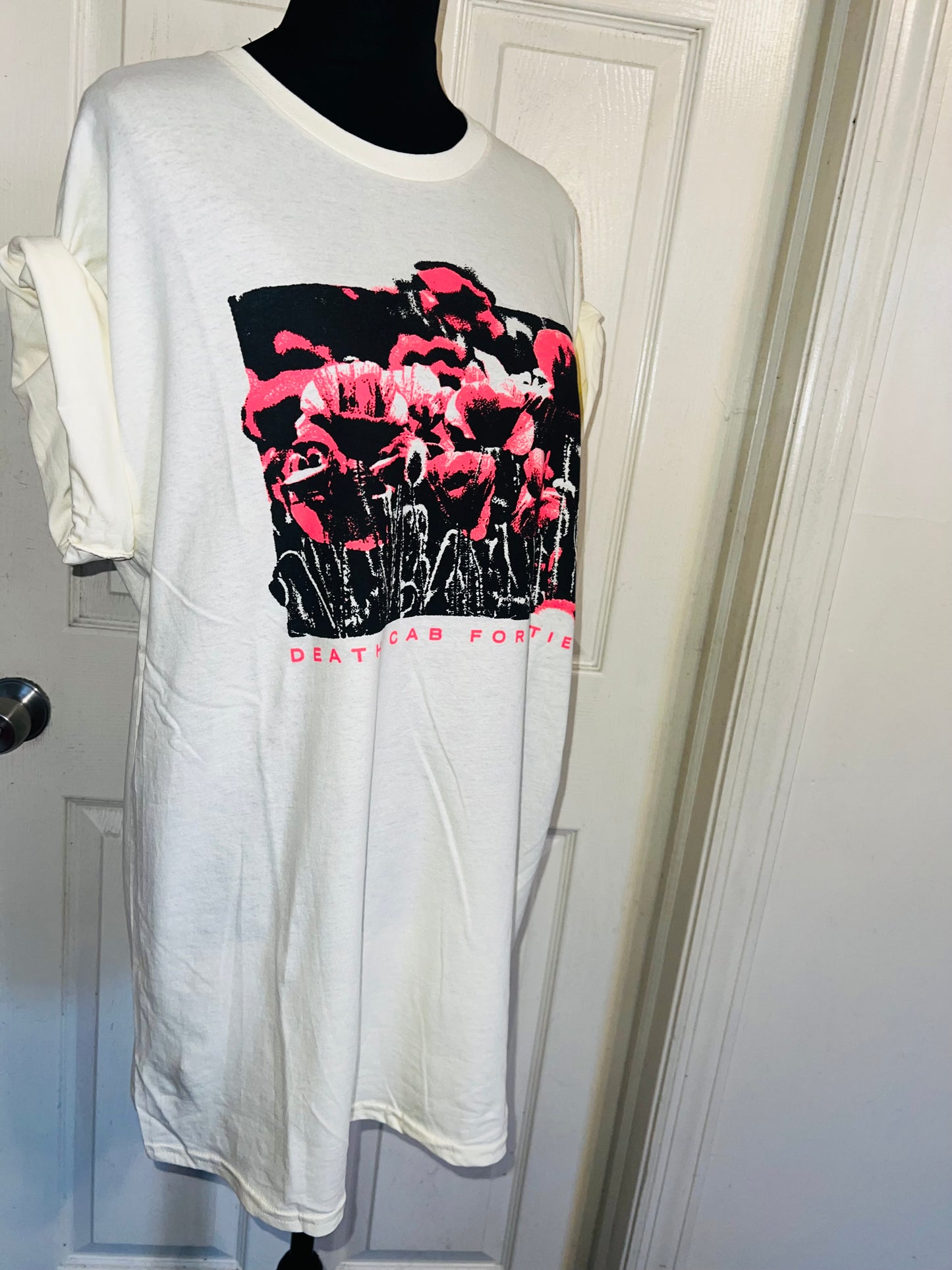 Death Cab for Cutie Oversized Distressed Tee