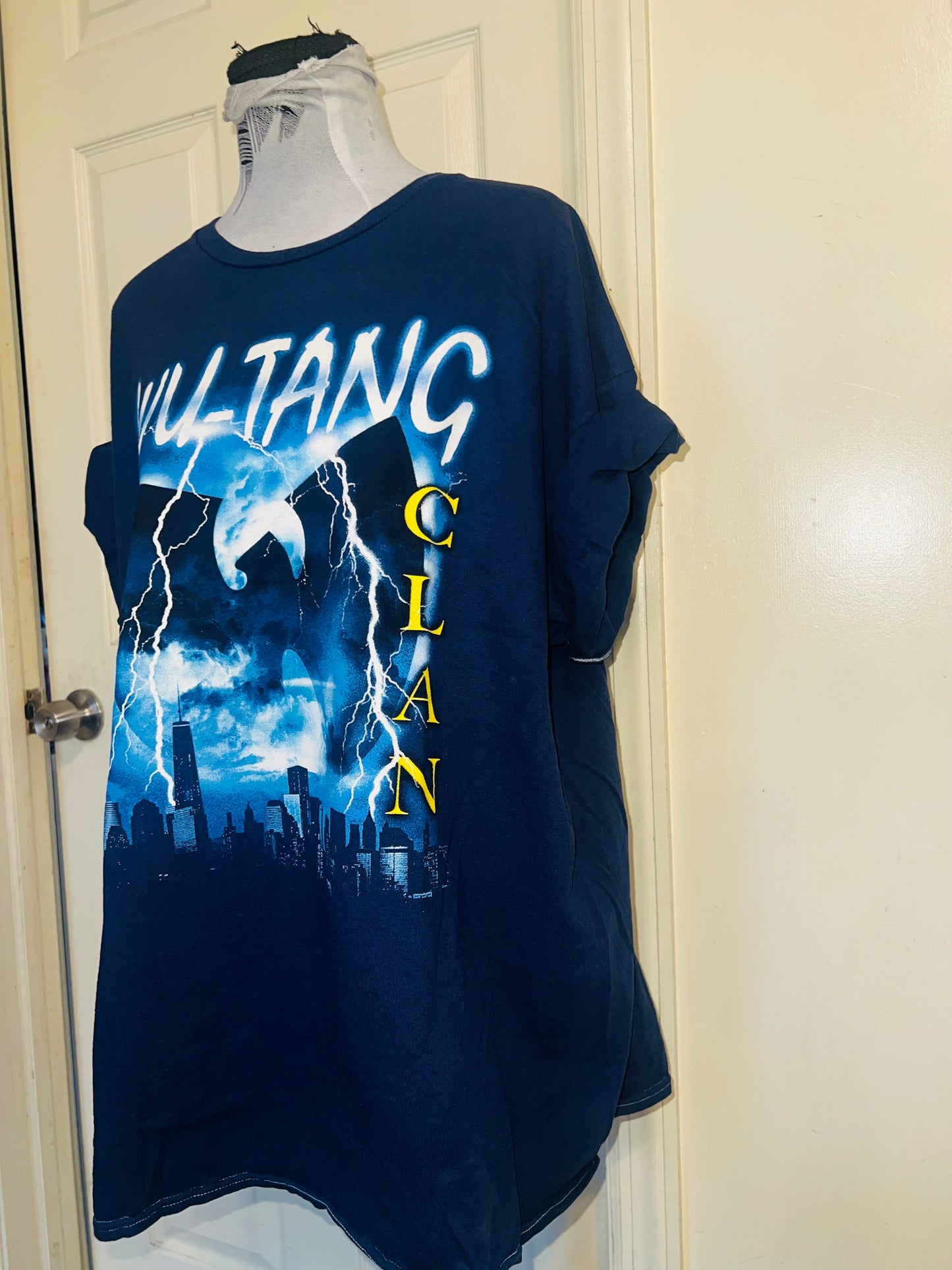Wu-Tang Clan Oversized Distressed Tee