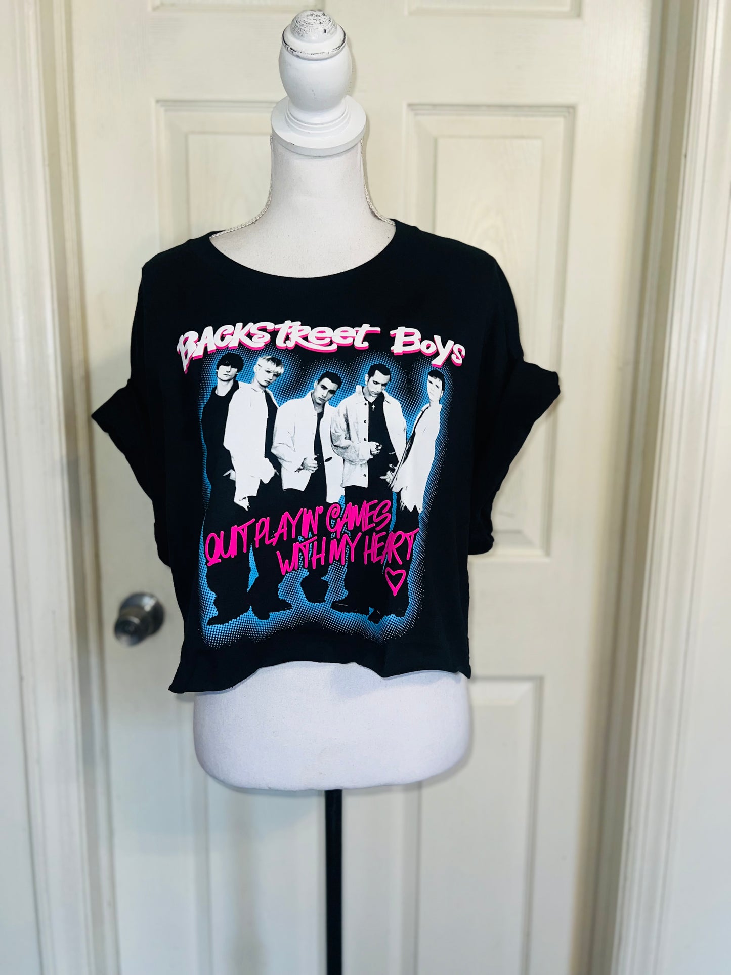 Backstreet Boys Oversized Distressed Tee