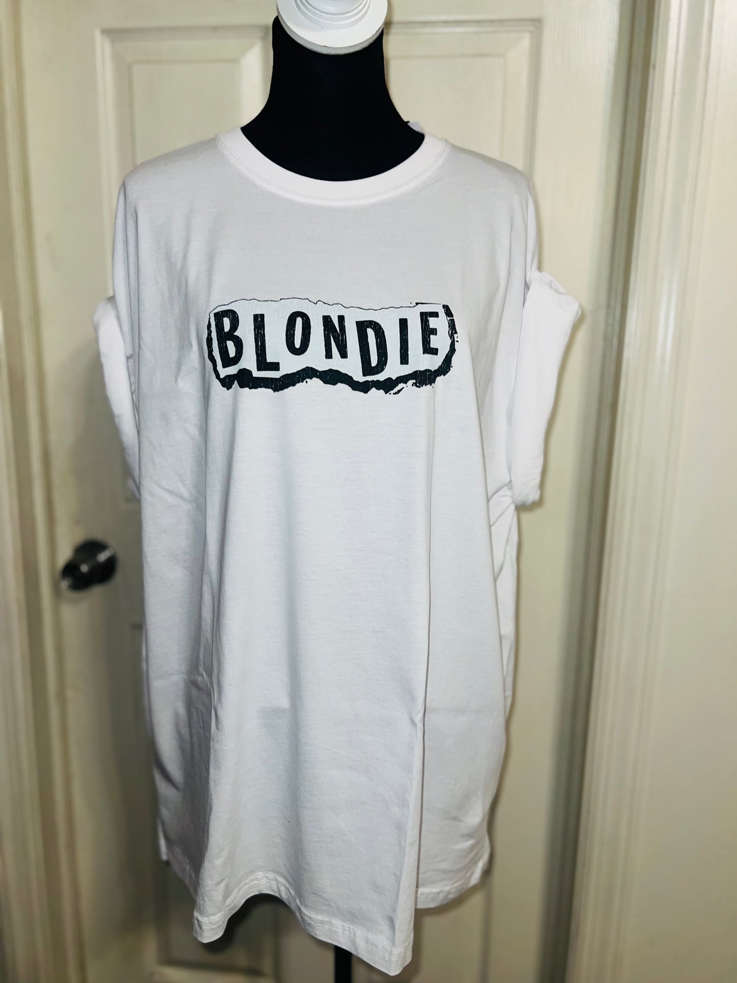 Blondie Double SIded Oversized Distressed Tee