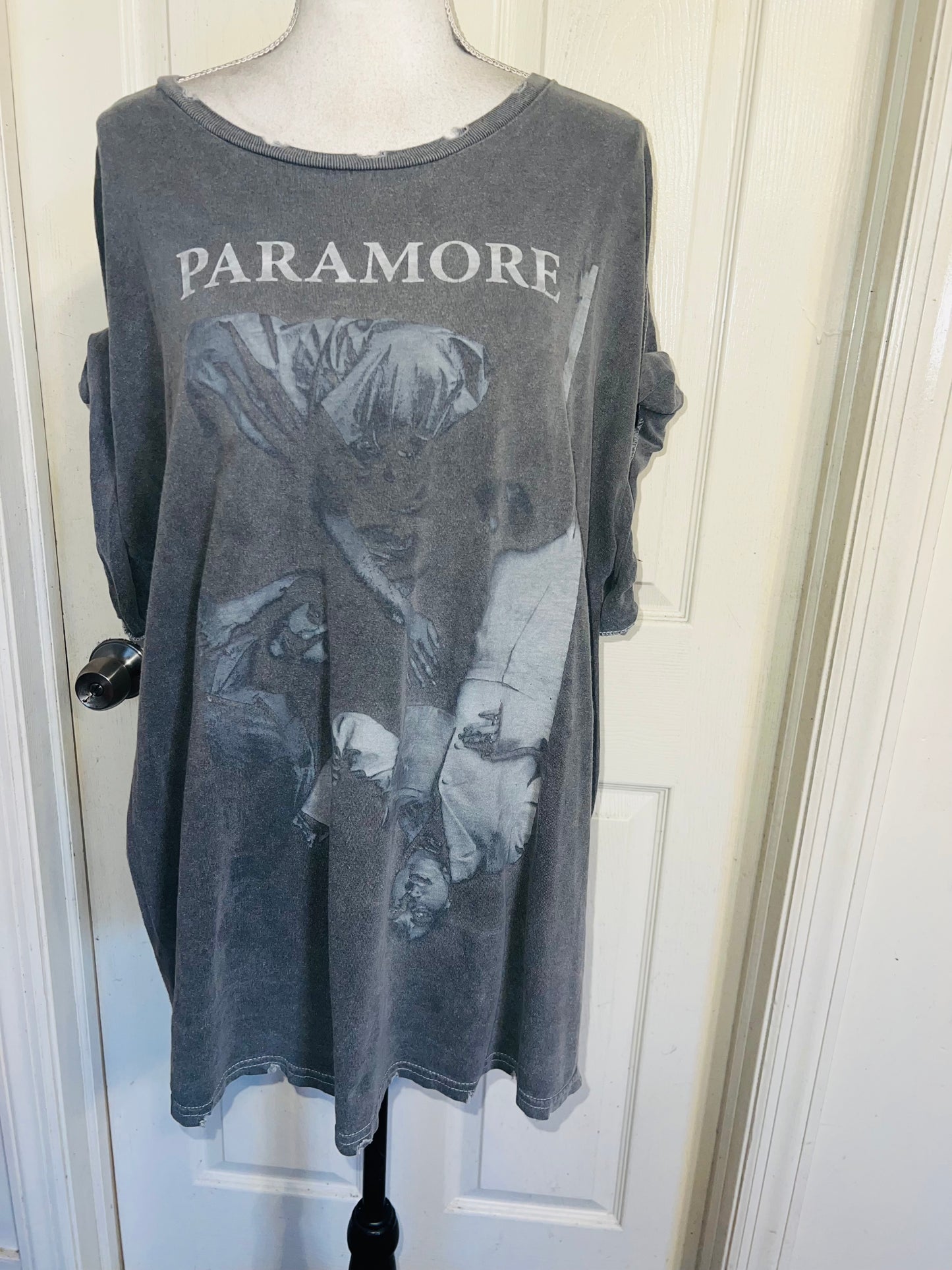Paramore Oversized Distressed Tee