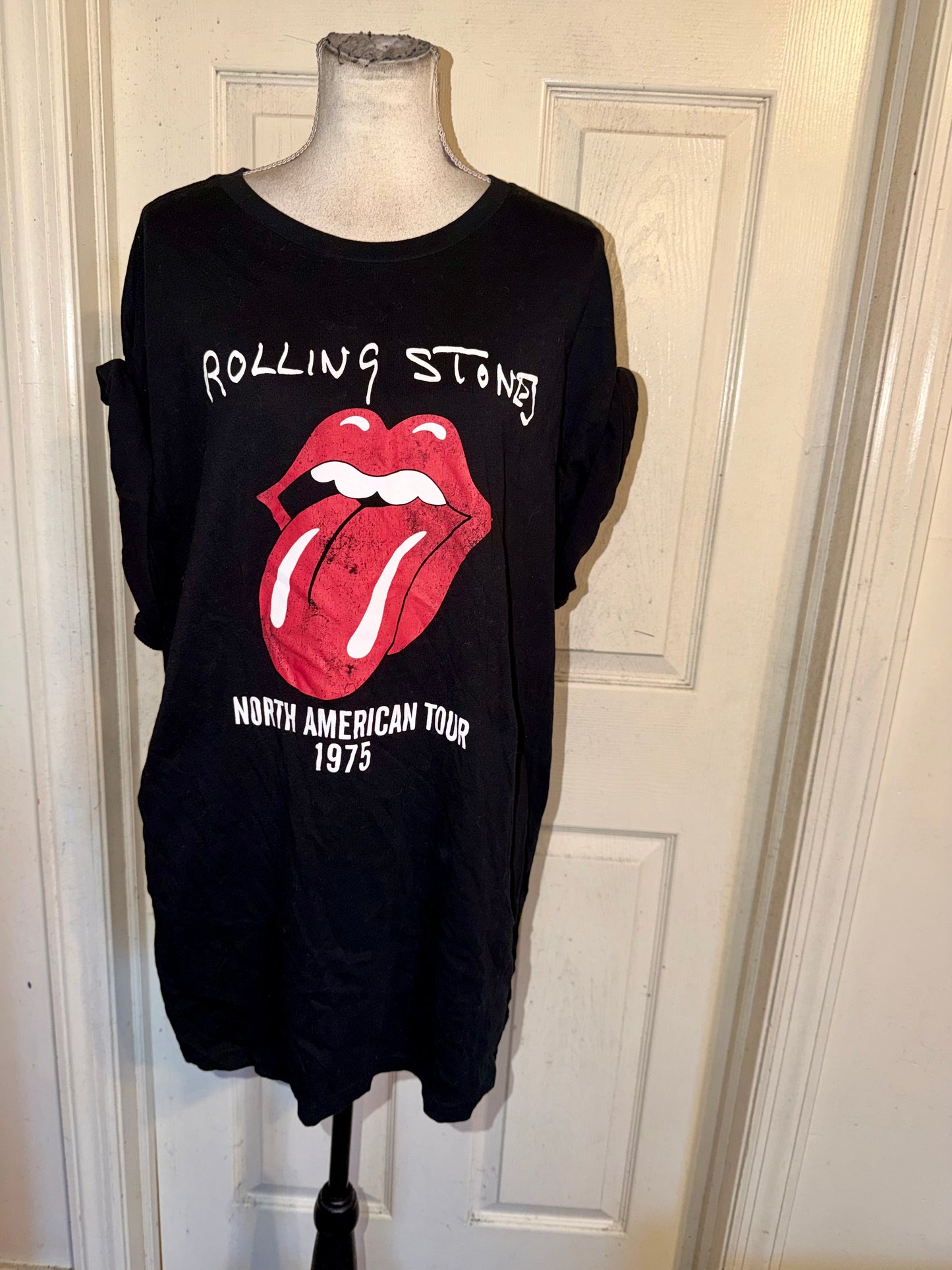 Rolling Stones Oversized Distressed Tee