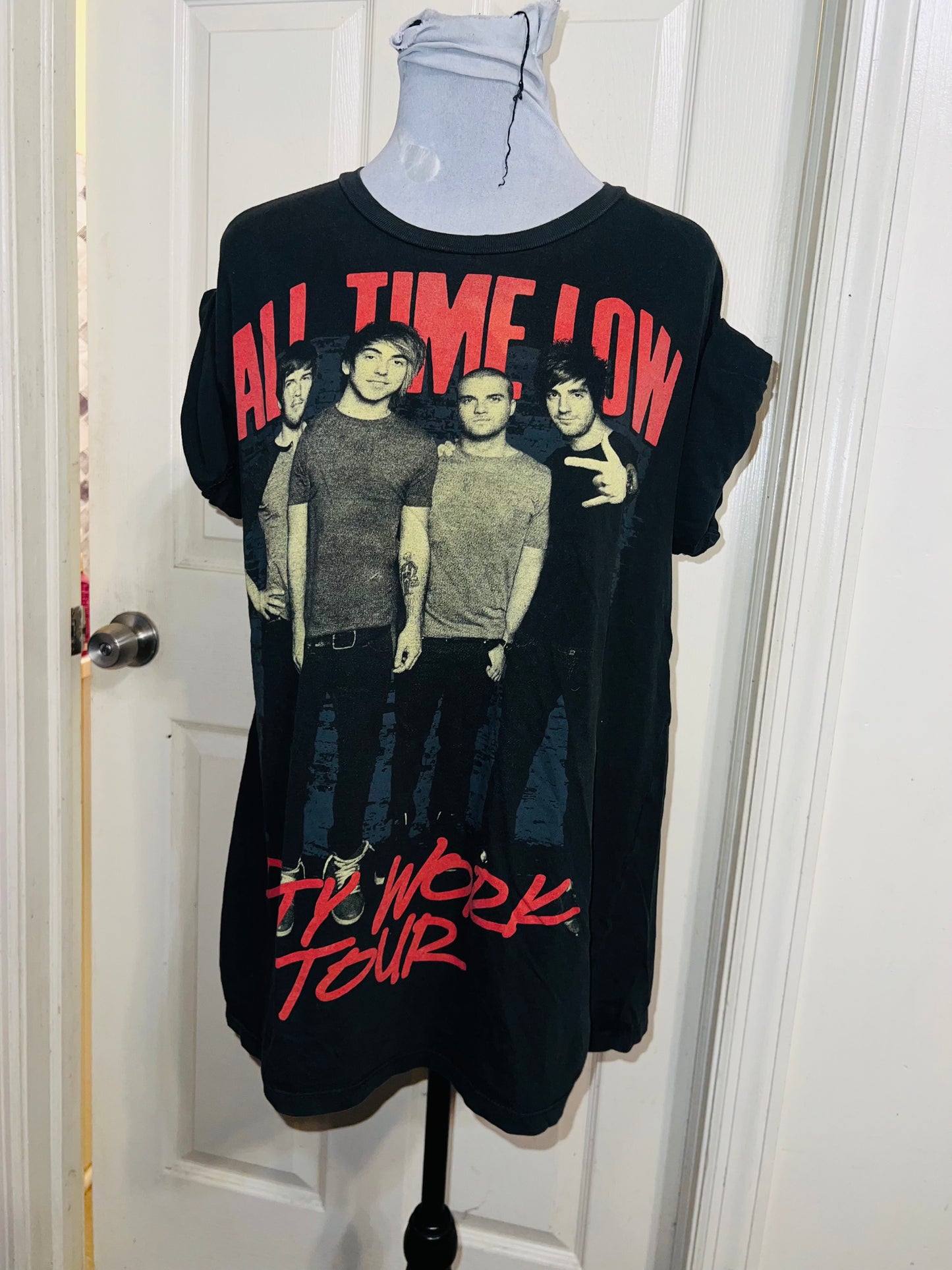 All Time Low Vintage Oversized Double Sided Tee