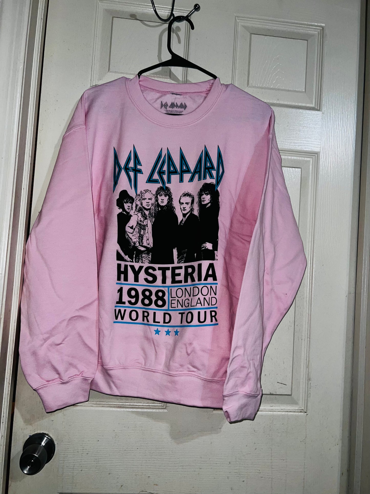 Def Leppard Hysteria Tour Oversized Sweatshirt