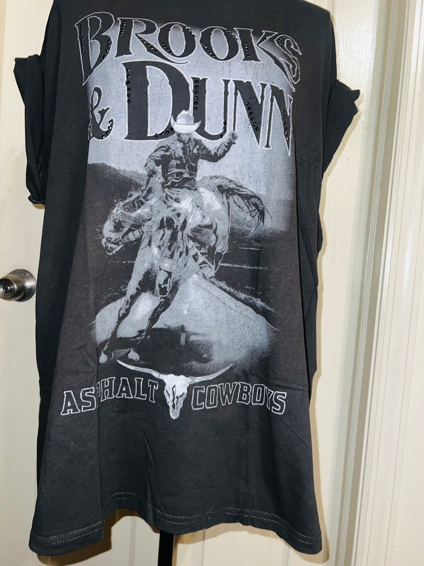 Brooks & Dunn Oversized Distressed Tee