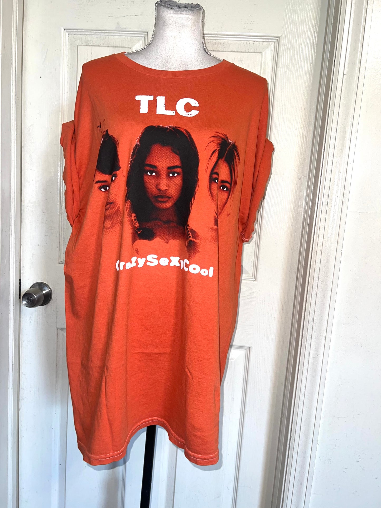 TLC Oversized Distressed Tee