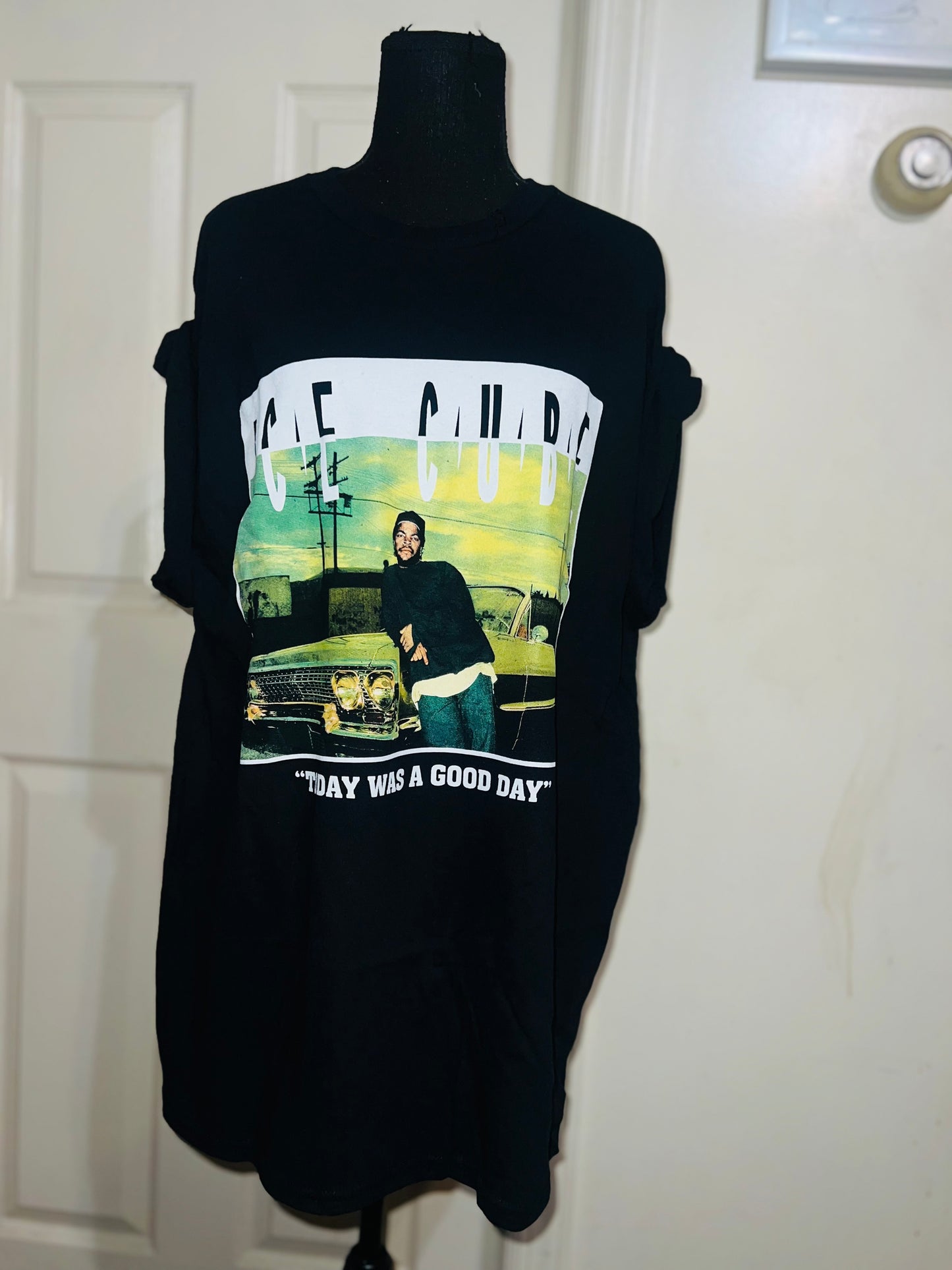Ice Cube Oversized Distressed Tee