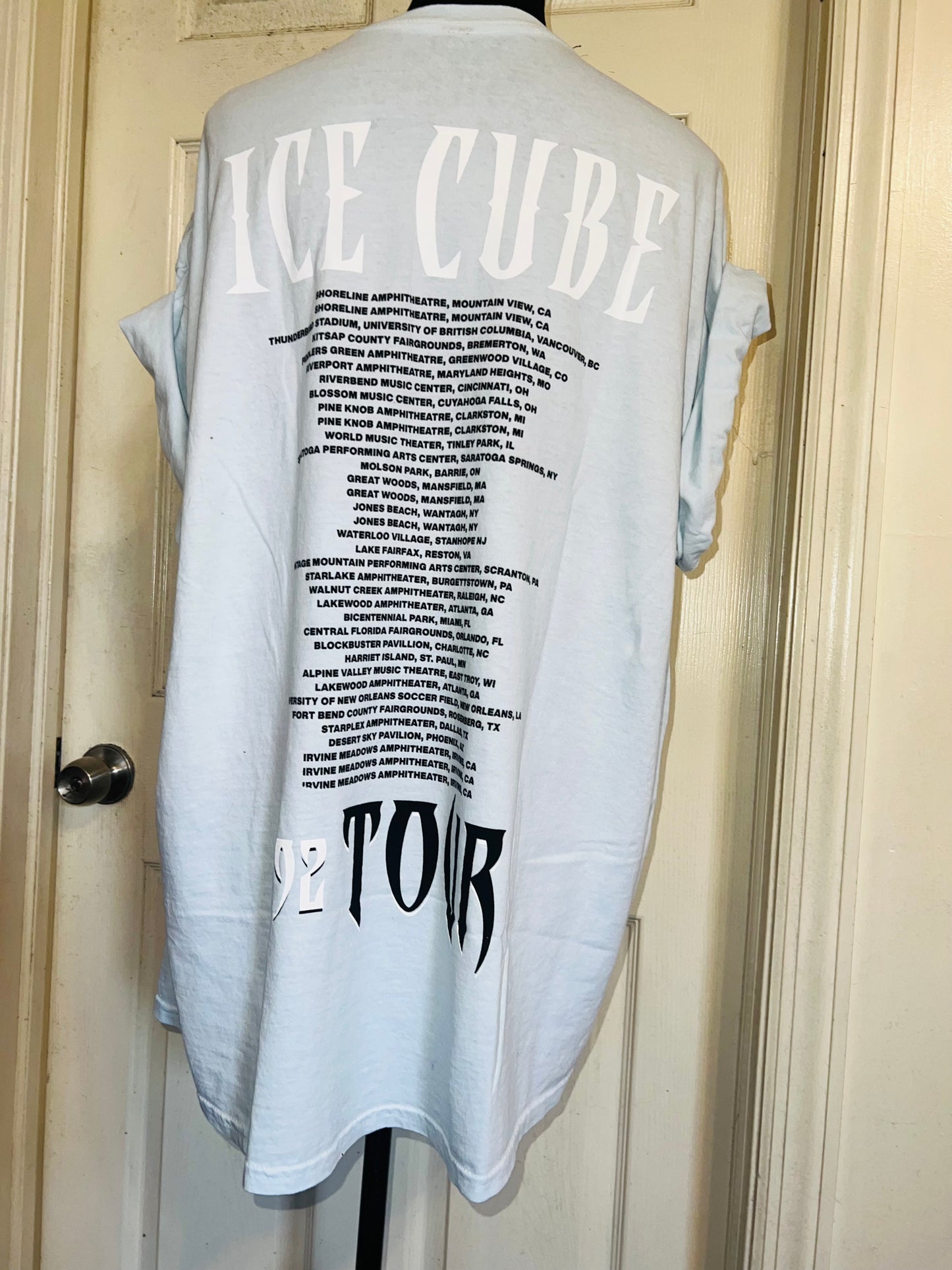 Ice Cube Double Sided Oversized Distressed Tee