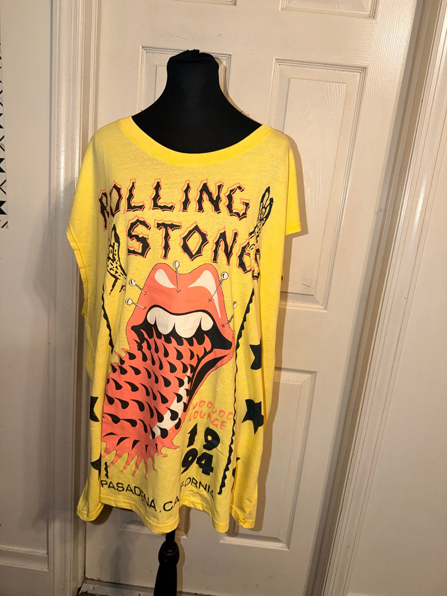 The Rolling Stones Oversized Distressed Tank