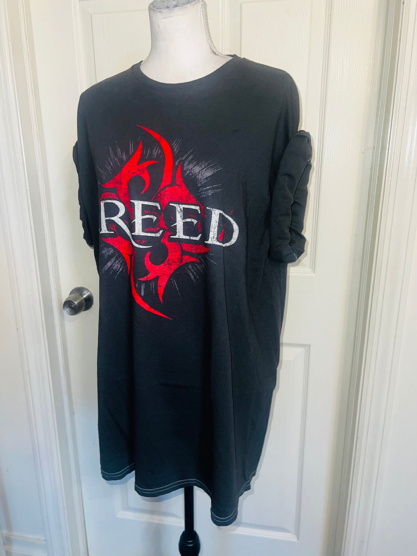 Creed Oversized Distressed Tee