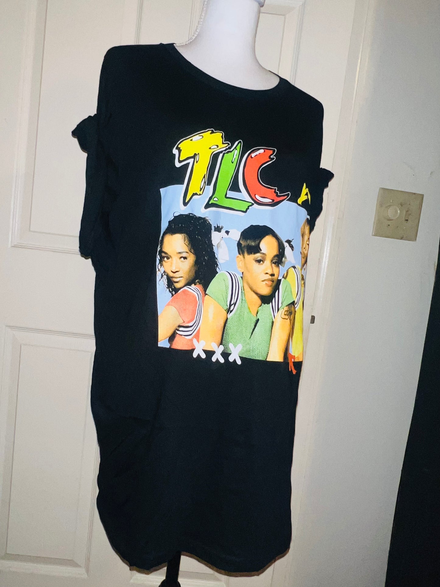 TLC Oversized Distressed Tee