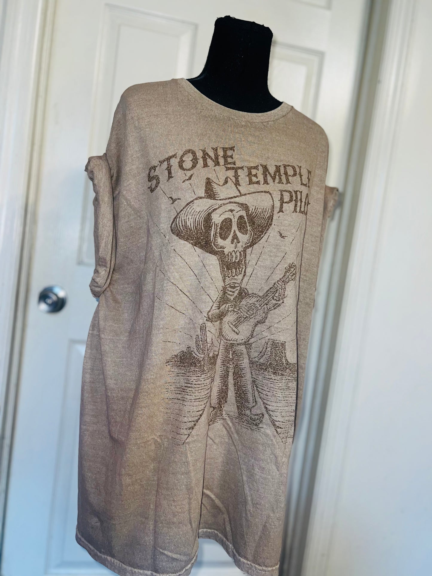 Stone Temple Pilots Oversized Distressed Tee