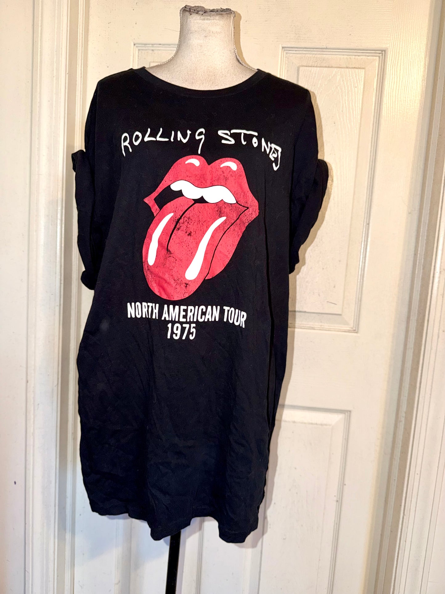 Rolling Stones Oversized Distressed Tee