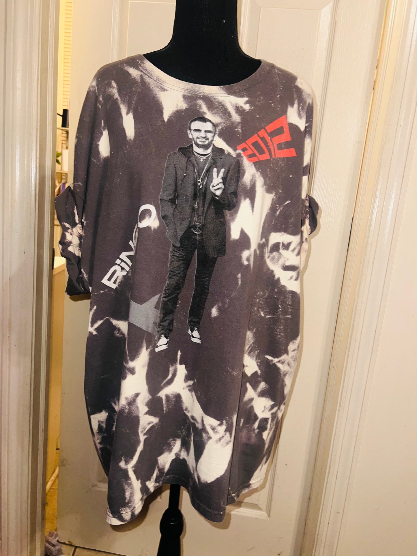Bleached Ringo Starr Vintage Double Sided Tee