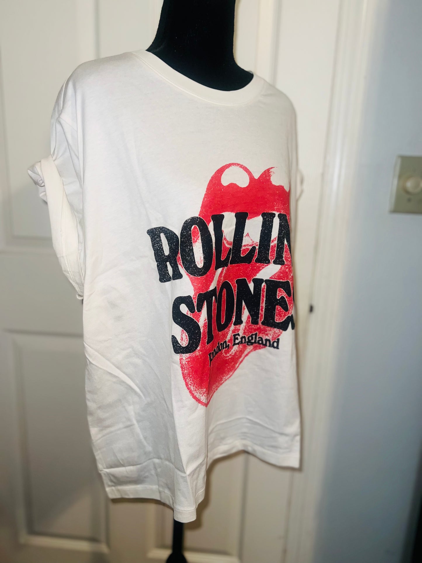 The Rolling Stones Oversized Distressed Tee
