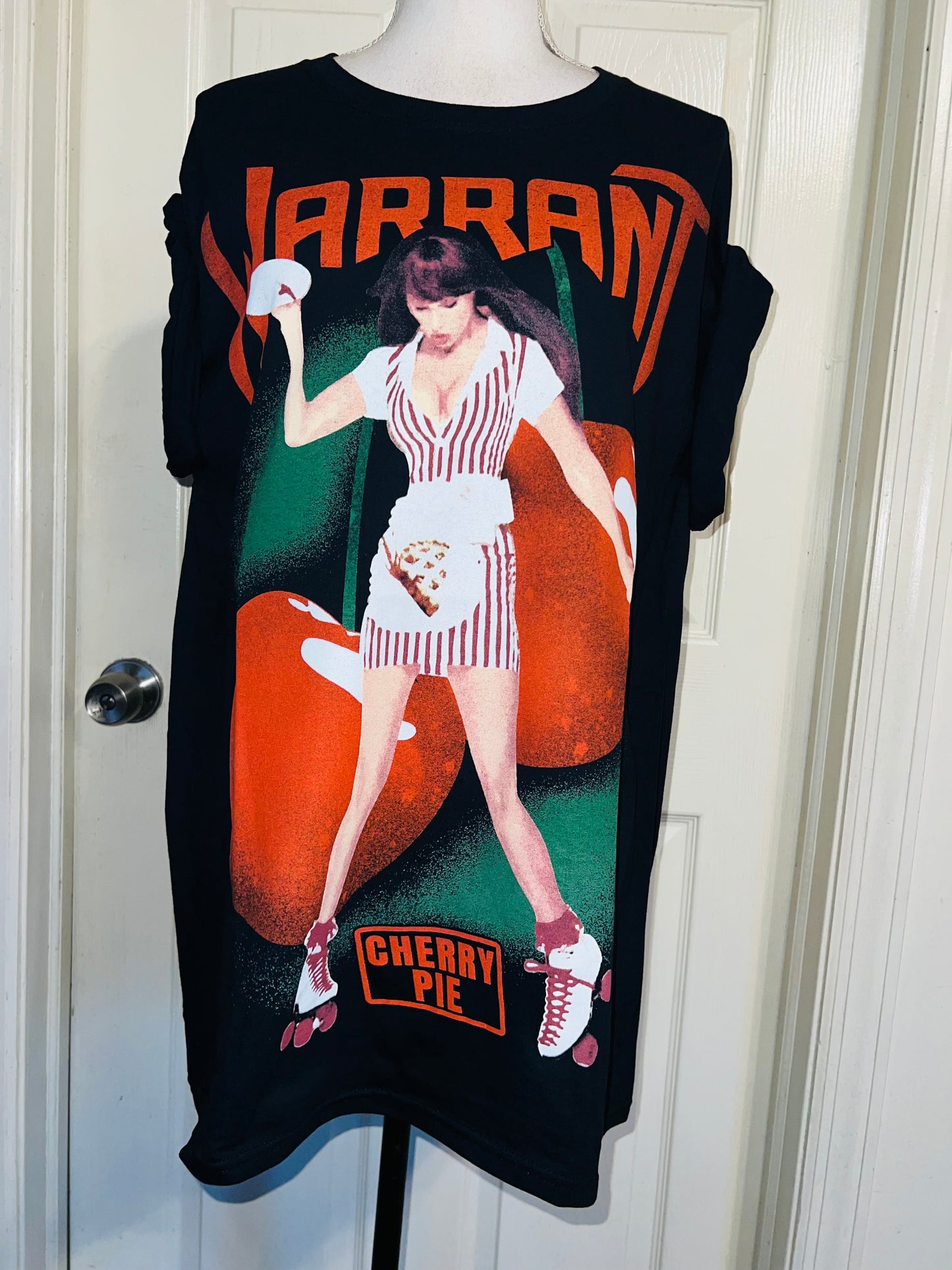 Warrant Double Sided Oversized Distressed Tee